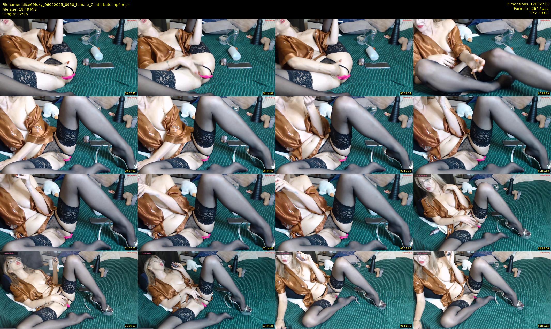 alice69foxy — 3 minute Chaturbate female cam show recording, 720p, Feb 6, 2025