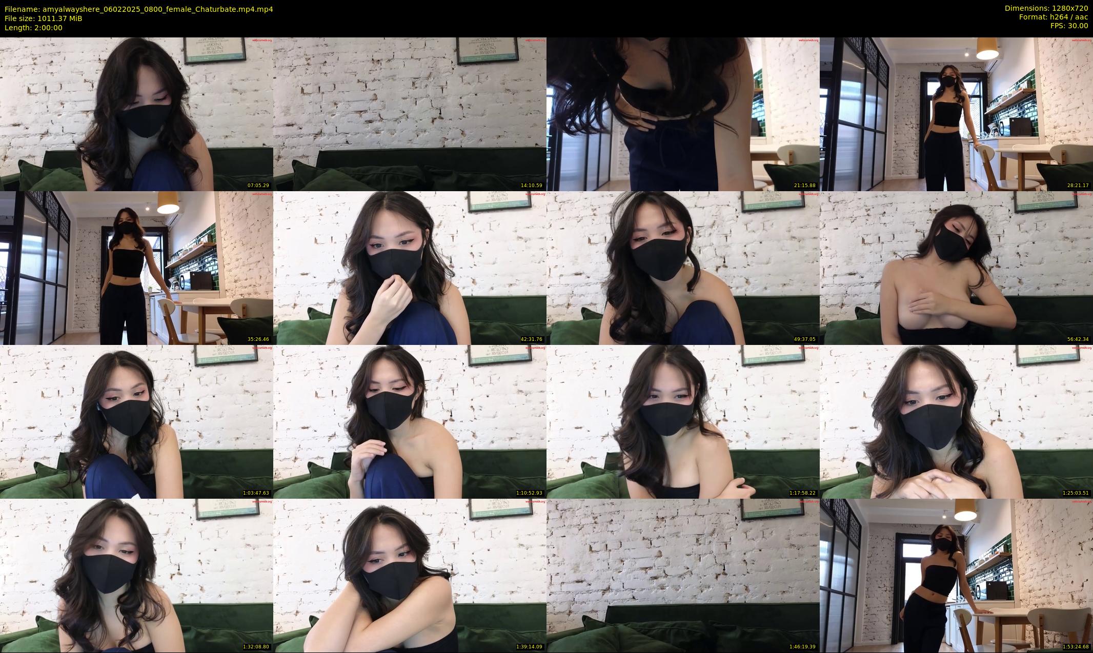 amyalwayshere — 120 minute Chaturbate female cam show recording, 720p, Feb 6, 2025
