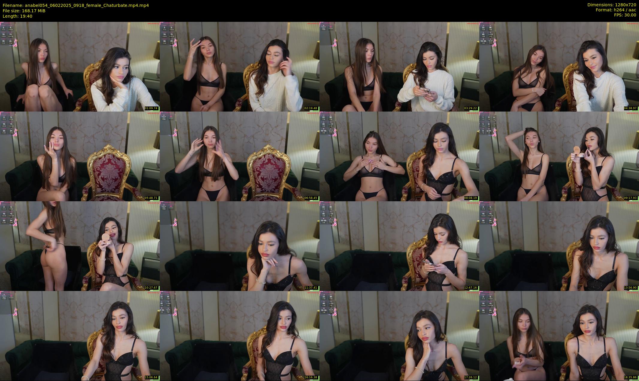 anabel054 — 20 minute Chaturbate female cam show recording, 720p, Feb 6, 2025