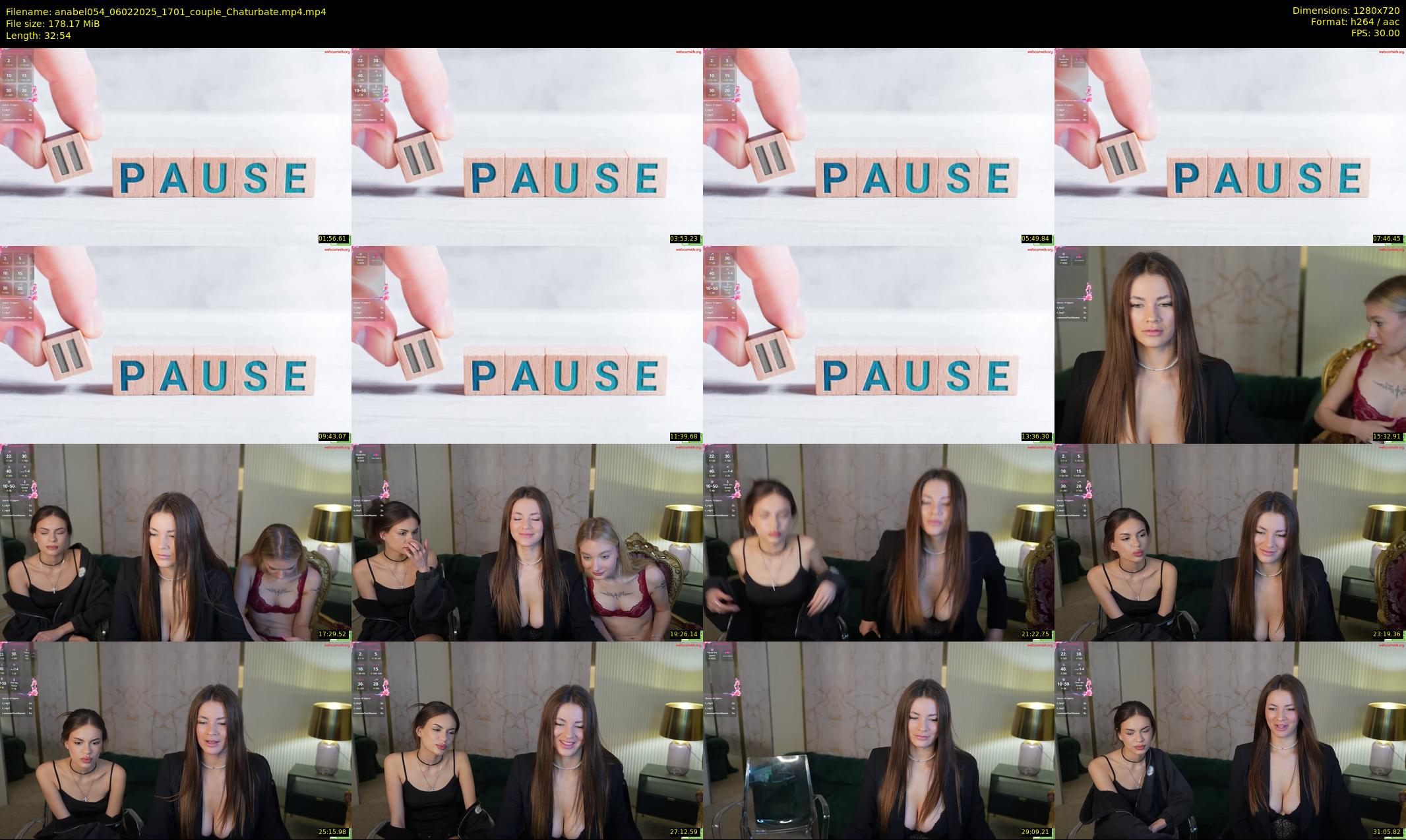 anabel054 — 33 minute Chaturbate female cam show recording, 720p, Feb 6, 2025