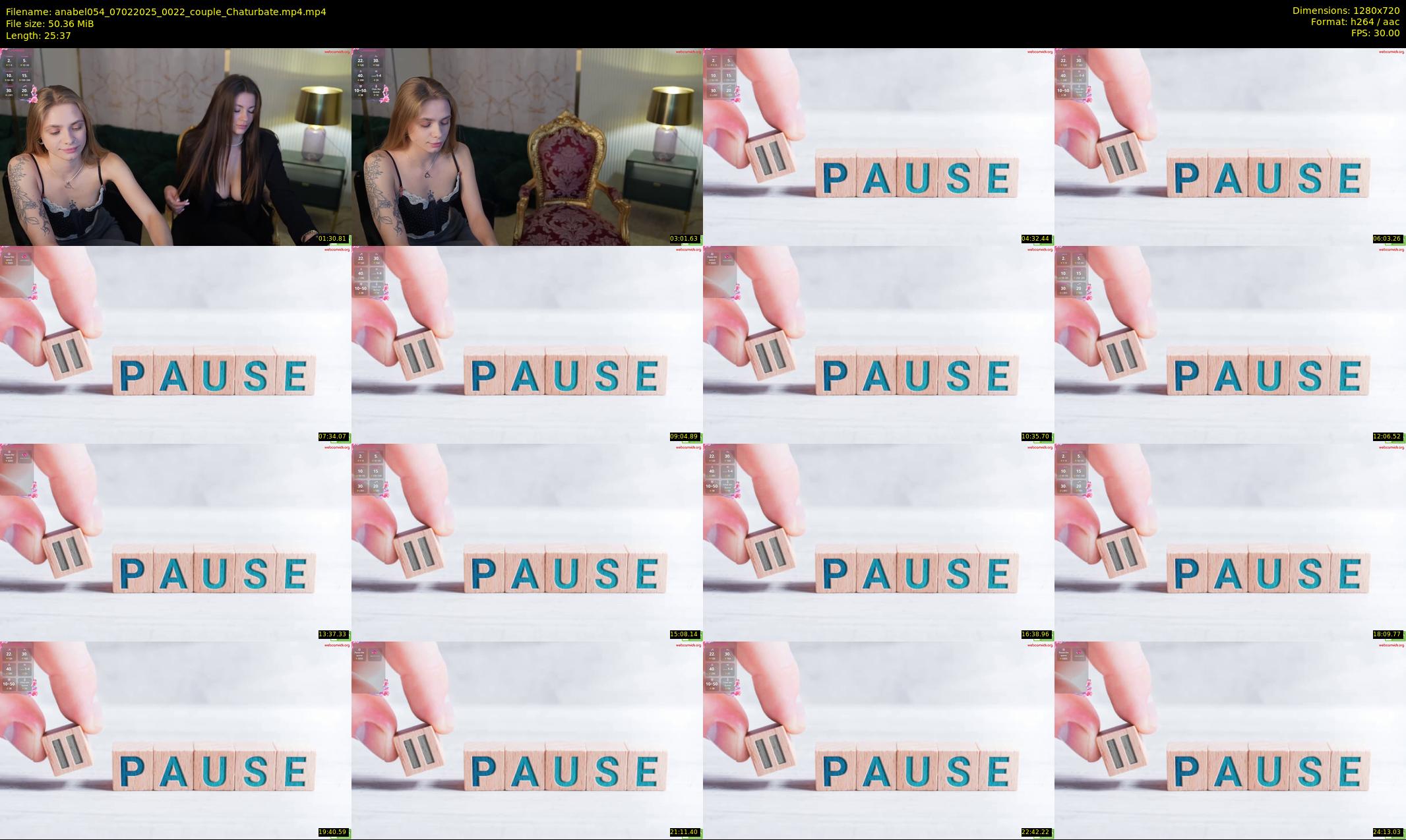 anabel054 — 26 minute Chaturbate female cam show recording, 720p, Feb 7, 2025