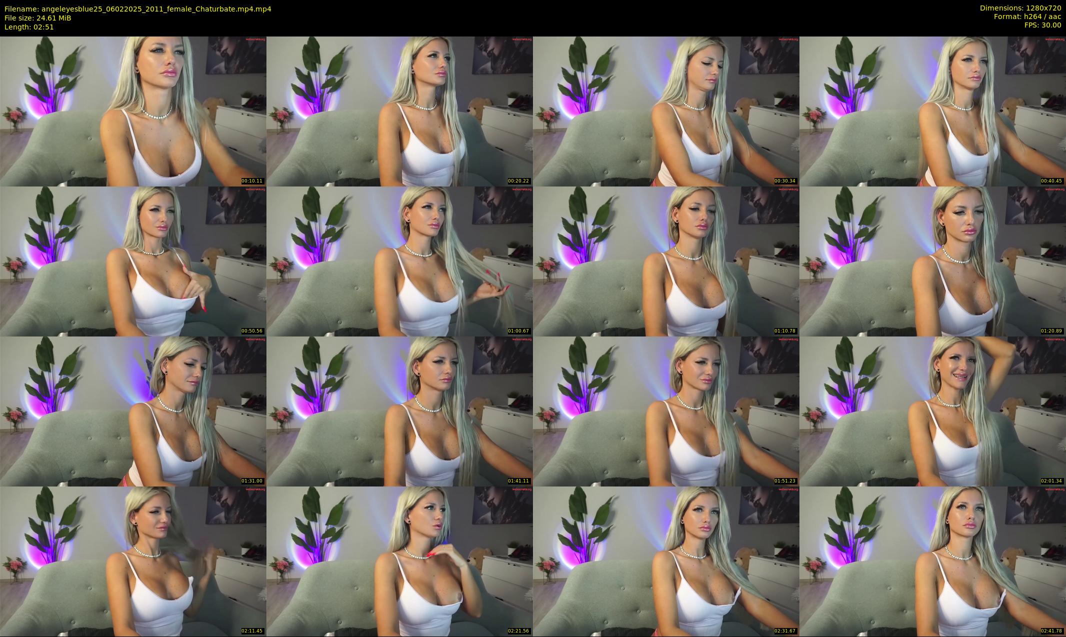 angeleyesblue25 — 3 minute Chaturbate female cam show recording, 720p, Feb 6, 2025