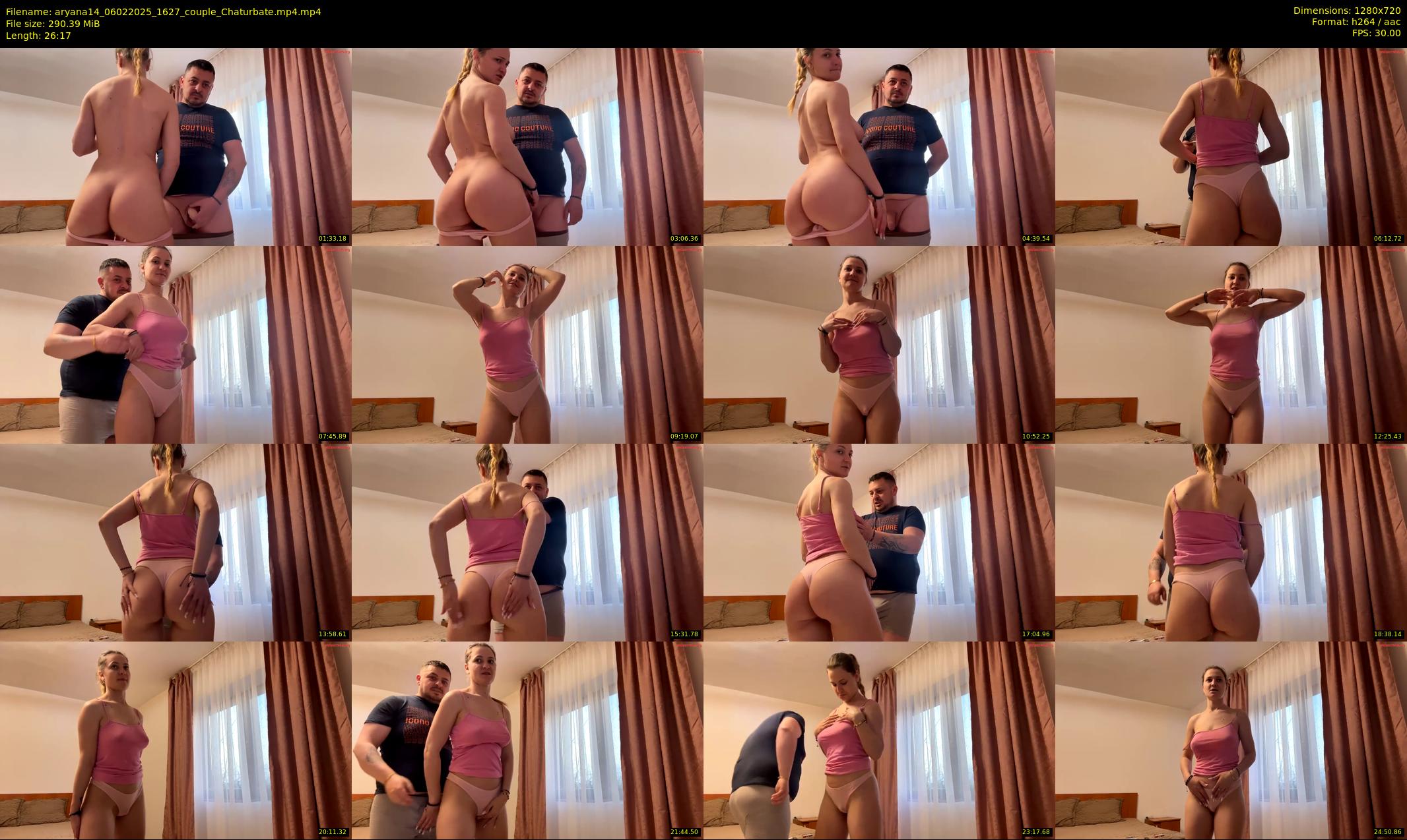 aryana14 — 27 minute Chaturbate couple cam show recording, 720p, Feb 6, 2025