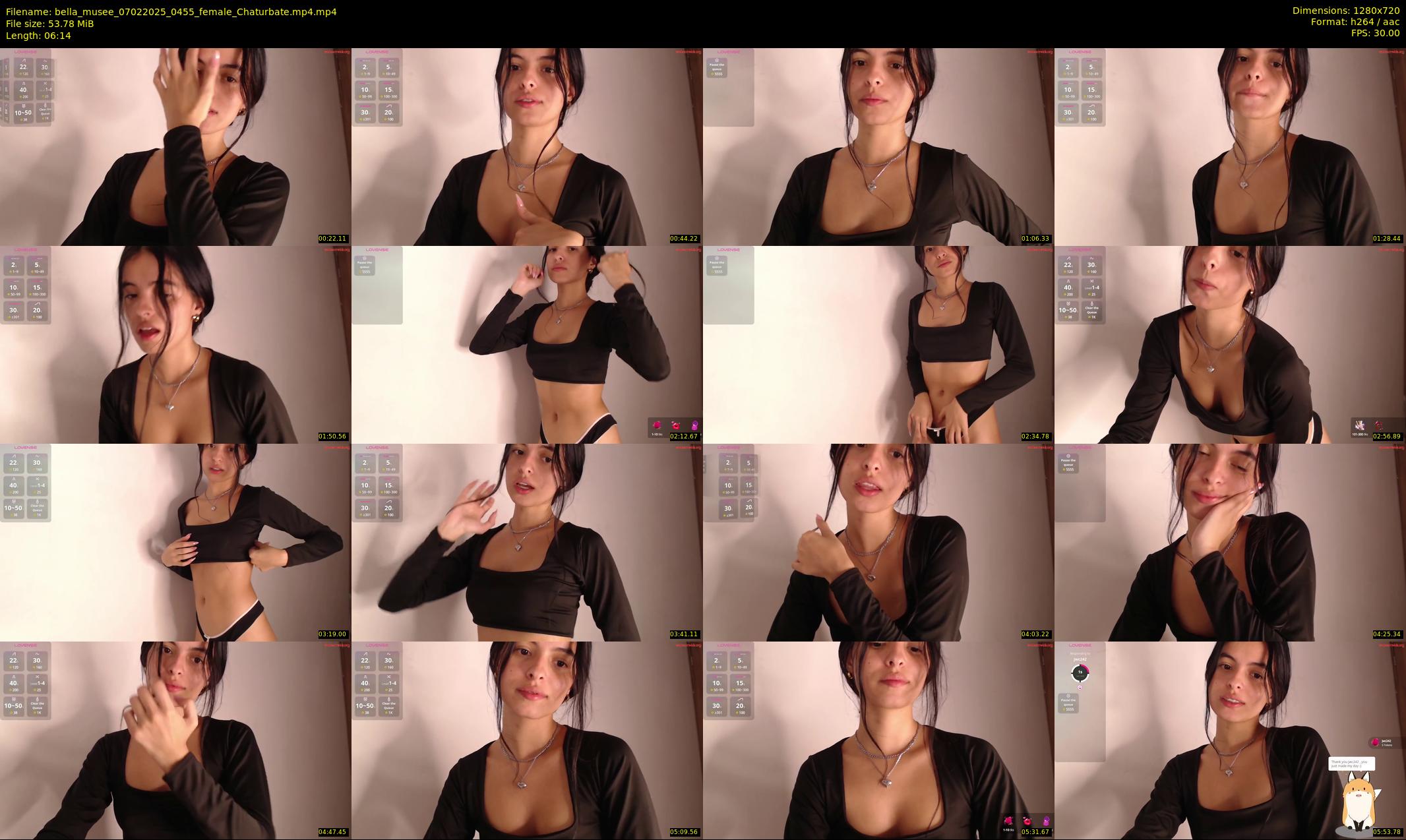 bella_musee — 7 minute Chaturbate female cam show recording, 720p, Feb 7, 2025