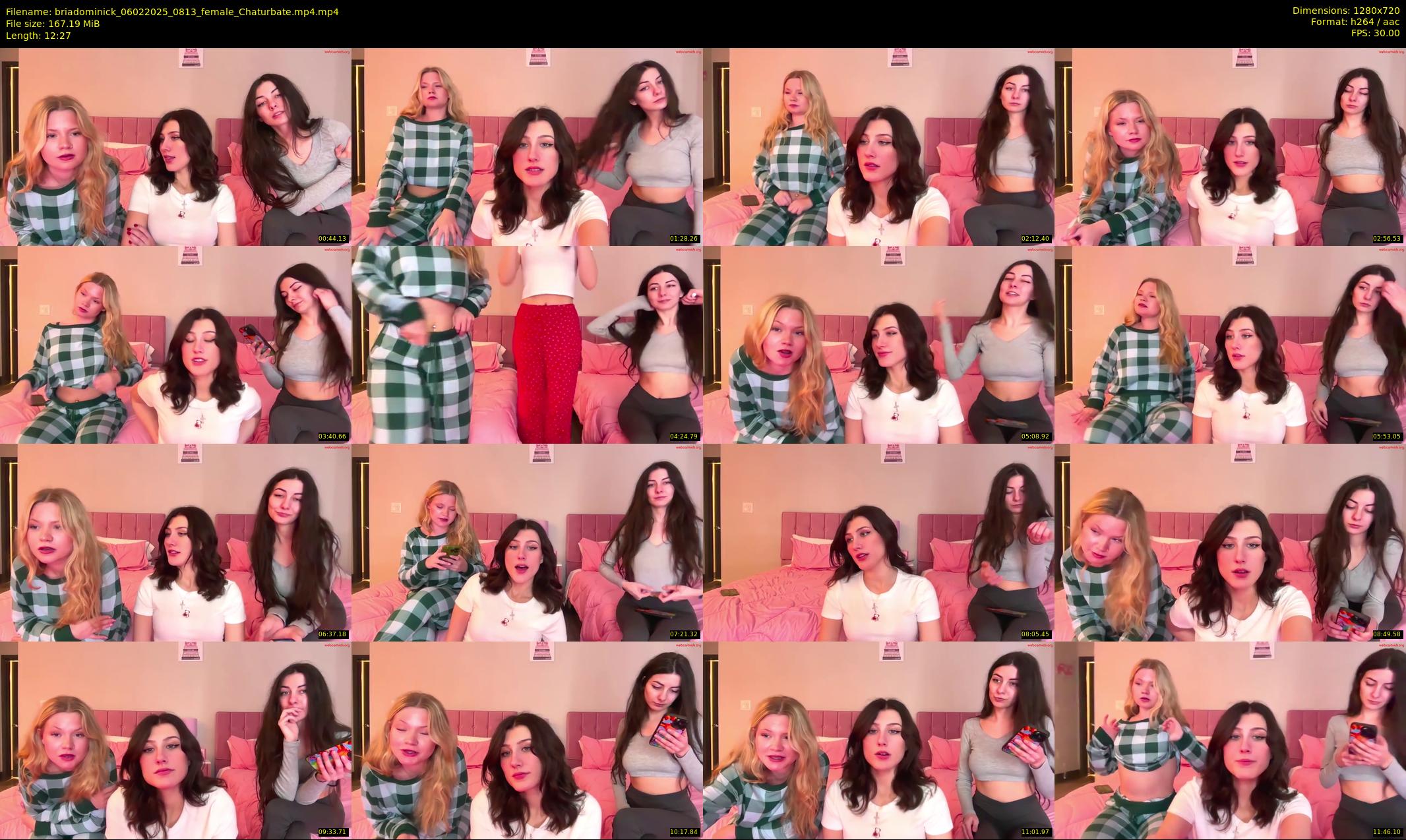 briadominick — 13 minute Chaturbate couple cam show recording, 720p, Feb 6, 2025
