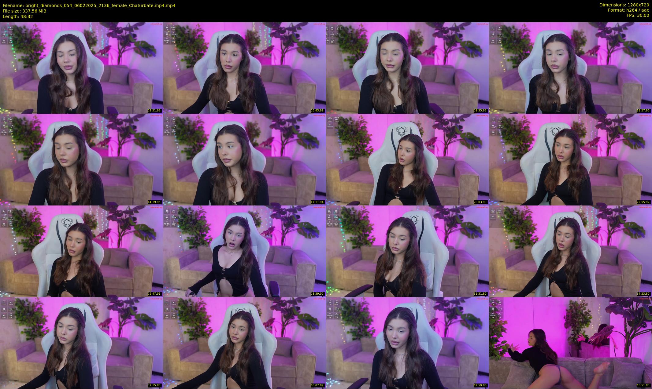 bright_diamonds_054 — 49 minute Chaturbate couple cam show recording, 720p, Feb 6, 2025