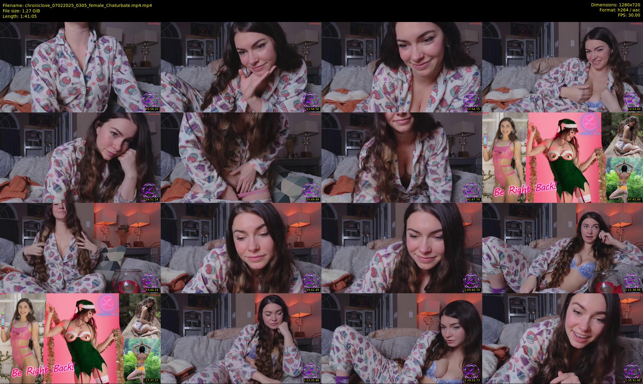 chroniclove — 102 minute Chaturbate female cam show recording, 720p, Feb 7, 2025