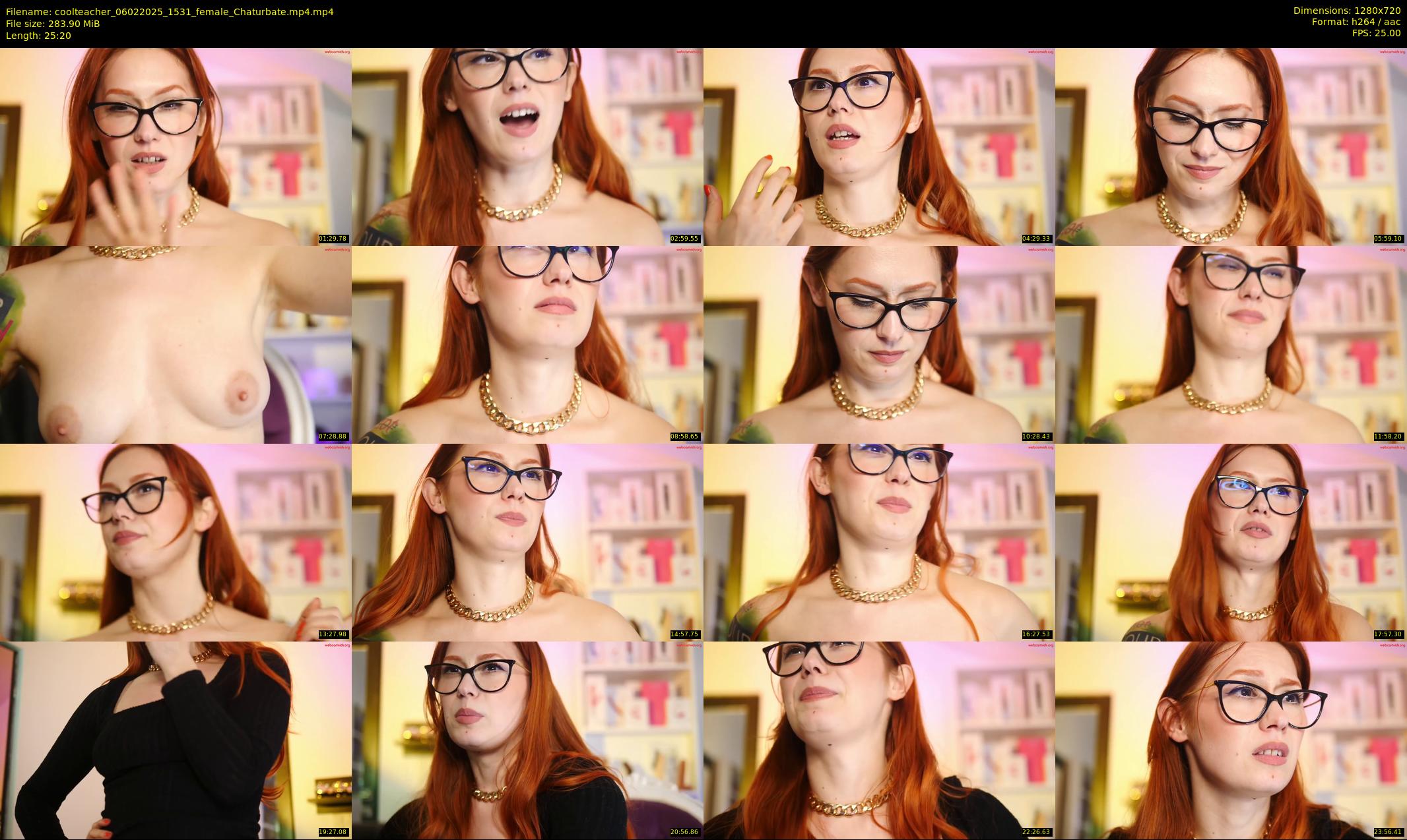 coolteacher — 26 minute Chaturbate female cam show recording, 720p, Feb 6, 2025