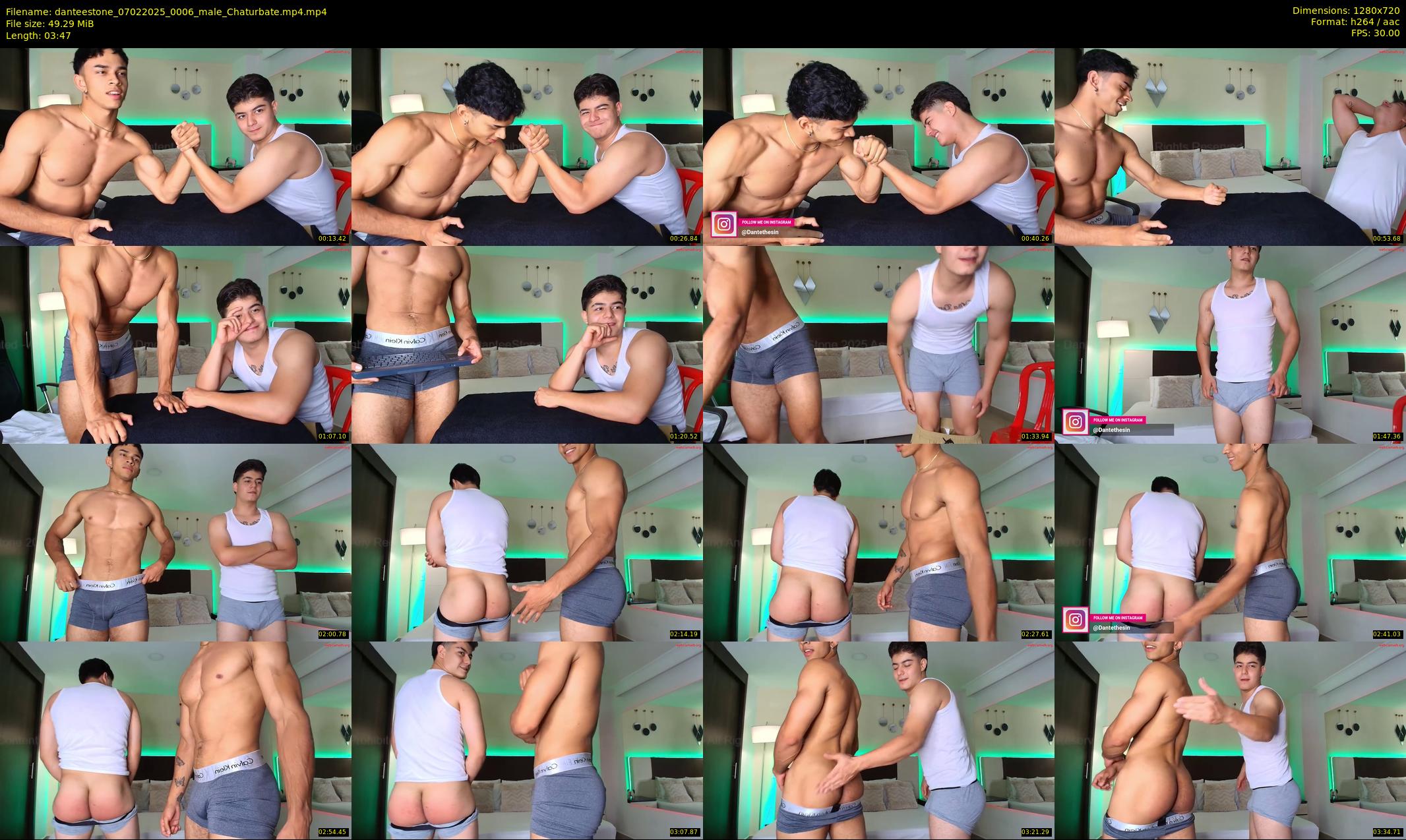 danteestone — 4 minute Chaturbate male cam show recording, 720p, Feb 7, 2025