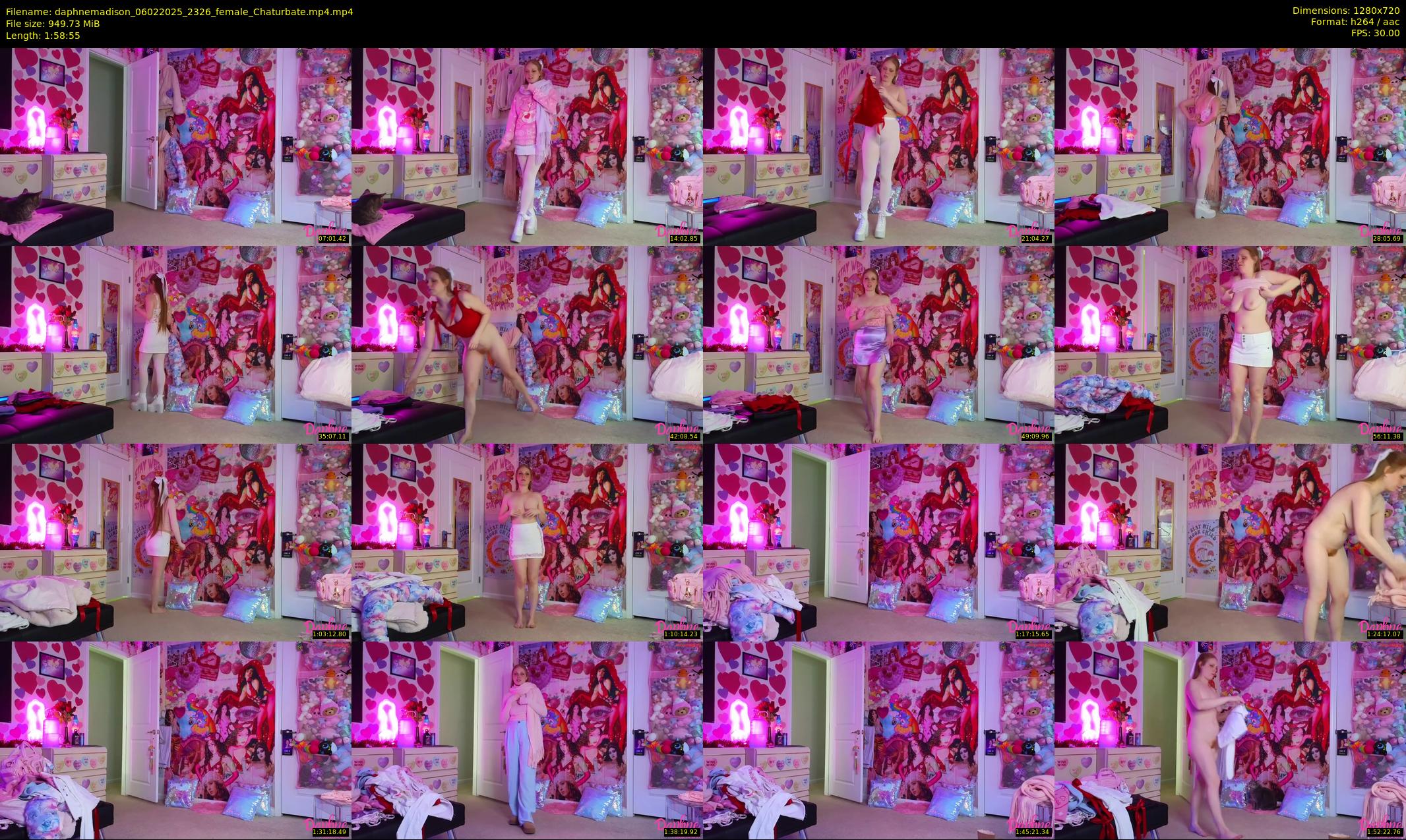 daphnemadison — 119 minute Chaturbate couple cam show recording, 720p, Feb 6, 2025