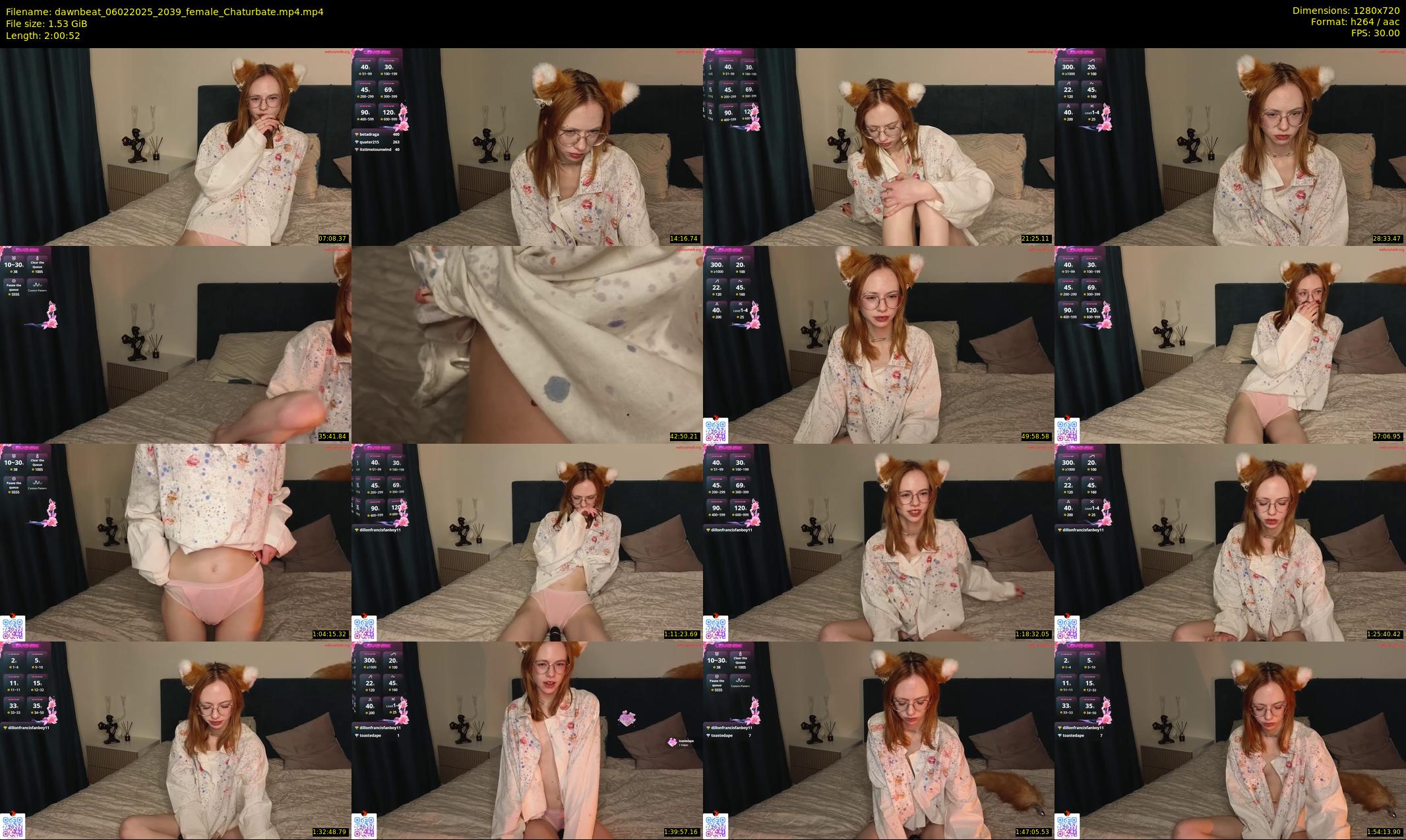 dawnbeat — 121 minute Chaturbate female cam show recording, 720p, Feb 6, 2025