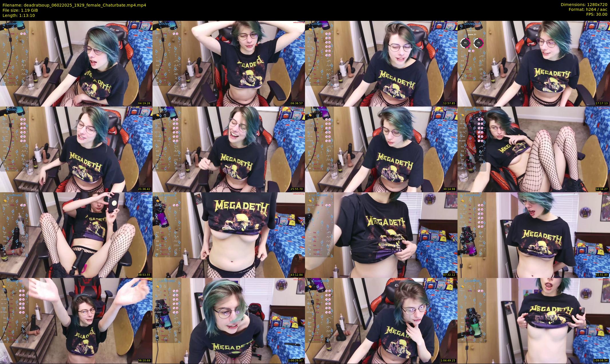 deadratsoup — 74 minute Chaturbate female cam show recording, 720p, Feb 6, 2025