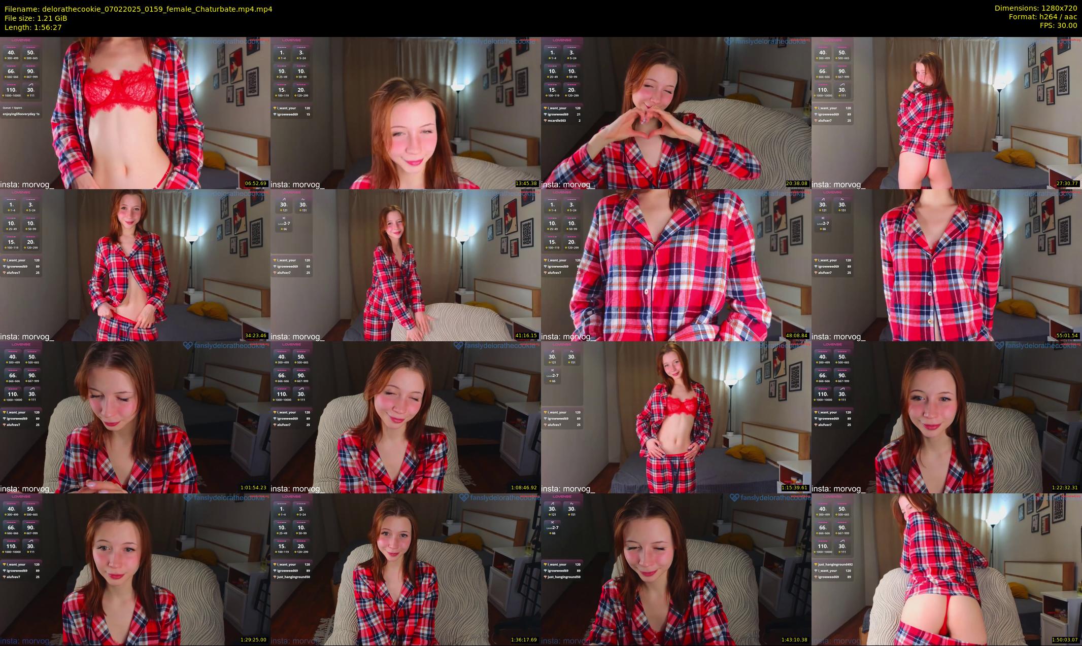 delorathecookie — 117 minute Chaturbate female cam show recording, 720p, Feb 7, 2025