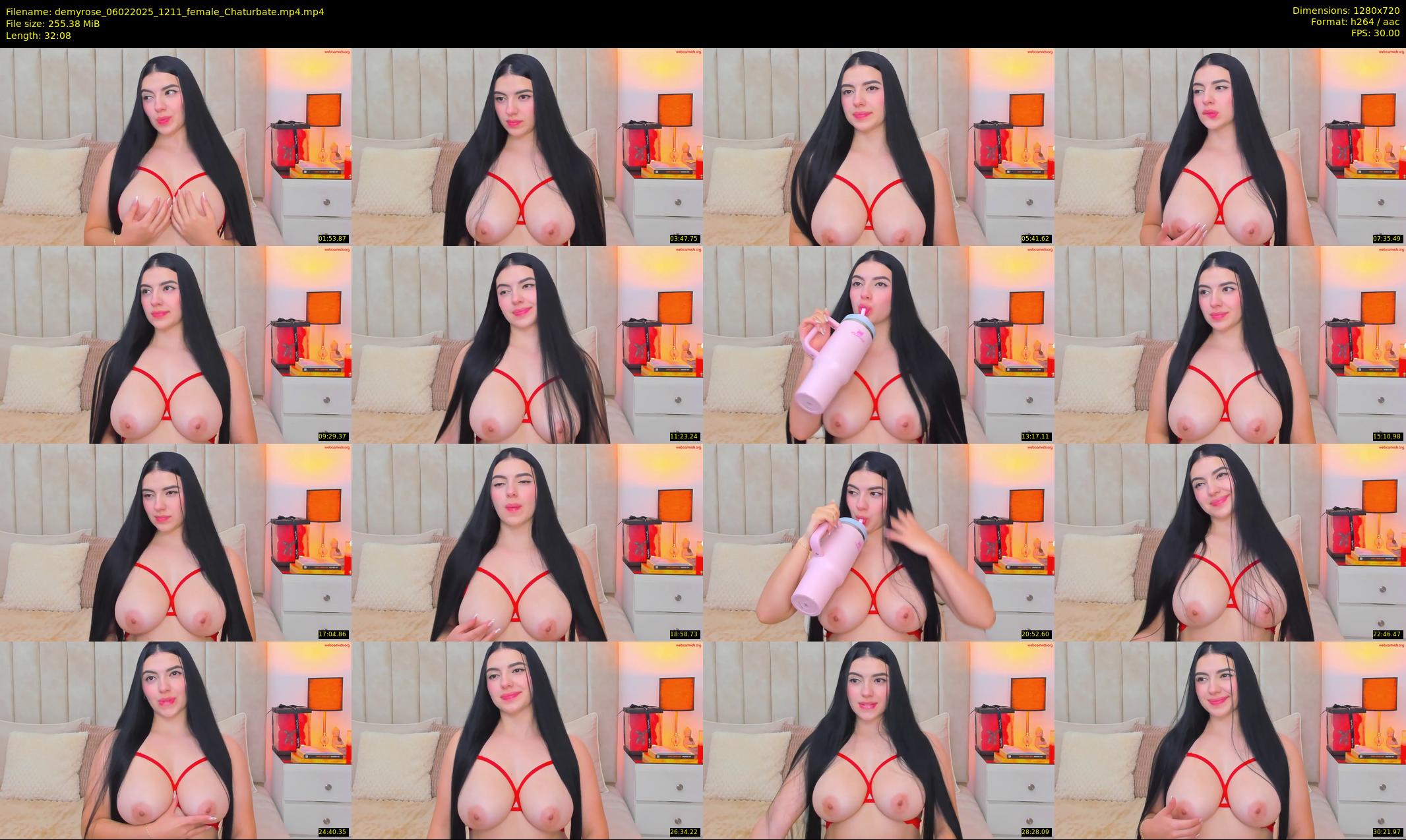 demyrose — 33 minute Chaturbate female cam show recording, 720p, Feb 6, 2025