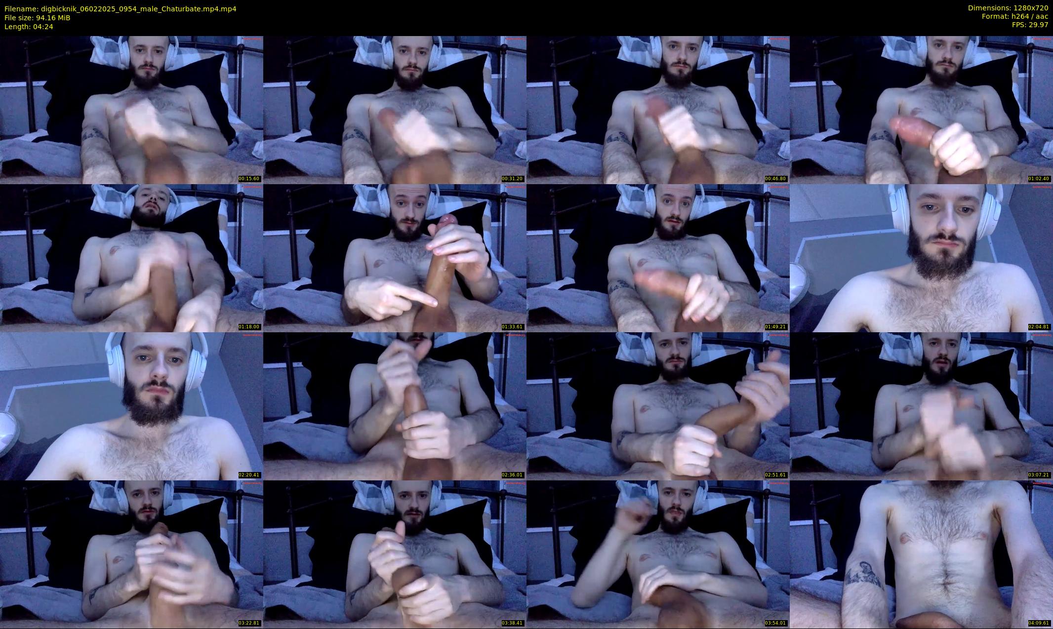 digbicknik — 5 minute Chaturbate male cam show recording, 720p, Feb 6, 2025
