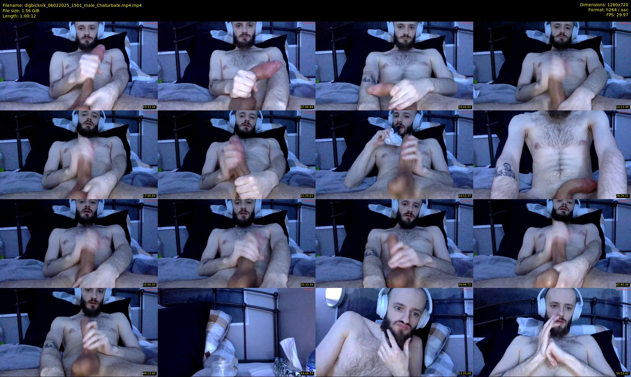 digbicknik — 61 minute Chaturbate male cam show recording, 720p, Feb 6, 2025