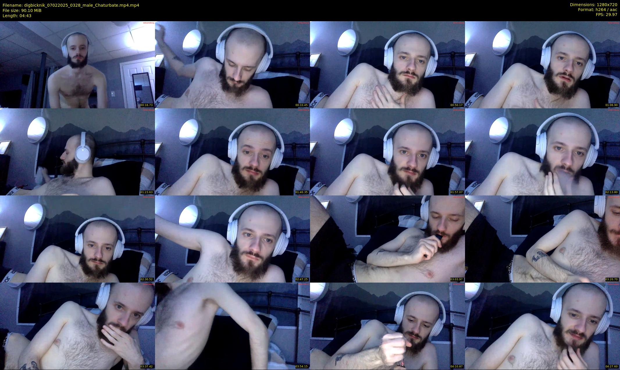 digbicknik — 5 minute Chaturbate male cam show recording, 720p, Feb 7, 2025