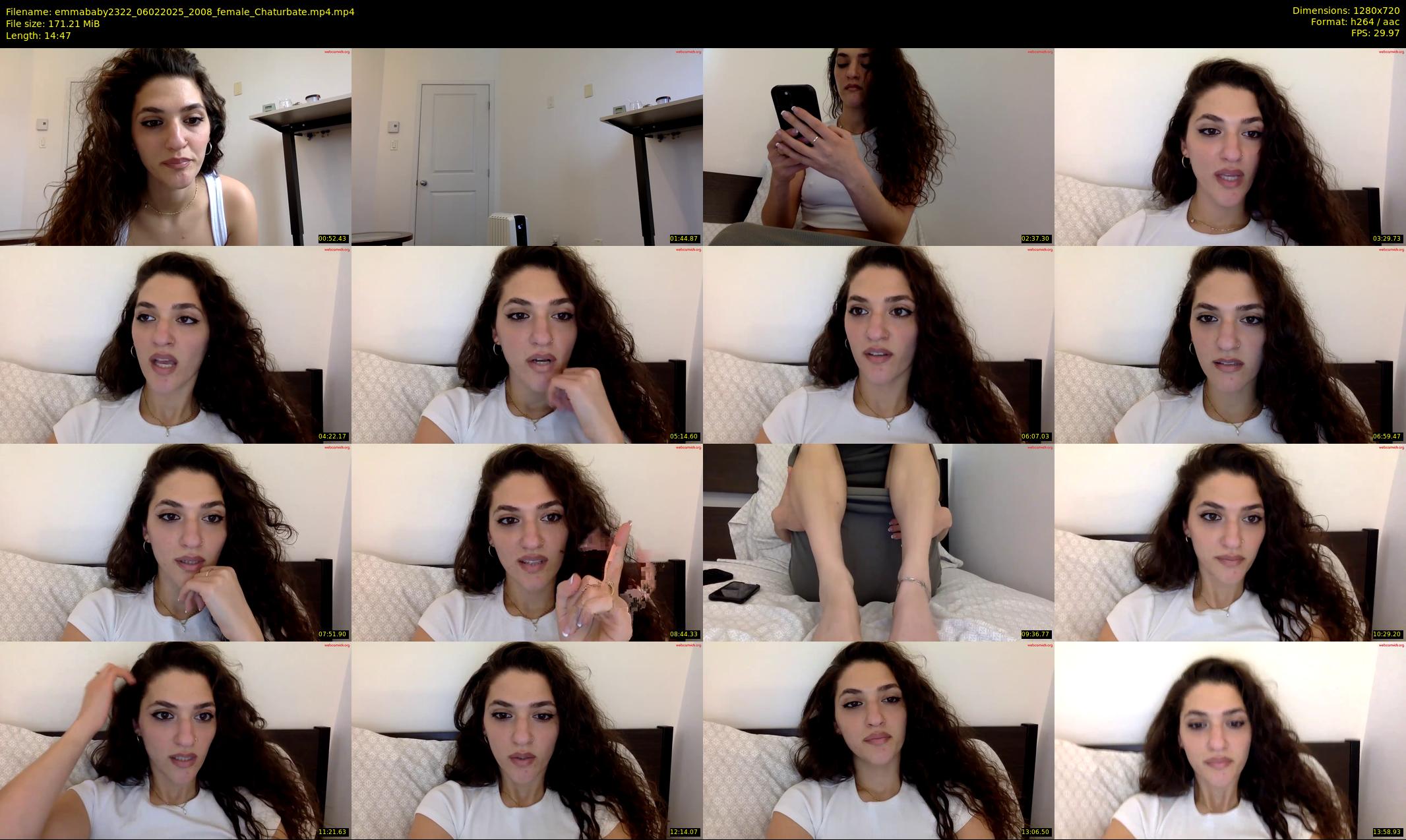 emmababy2322 — 15 minute Chaturbate female cam show recording, 720p, Feb 6, 2025