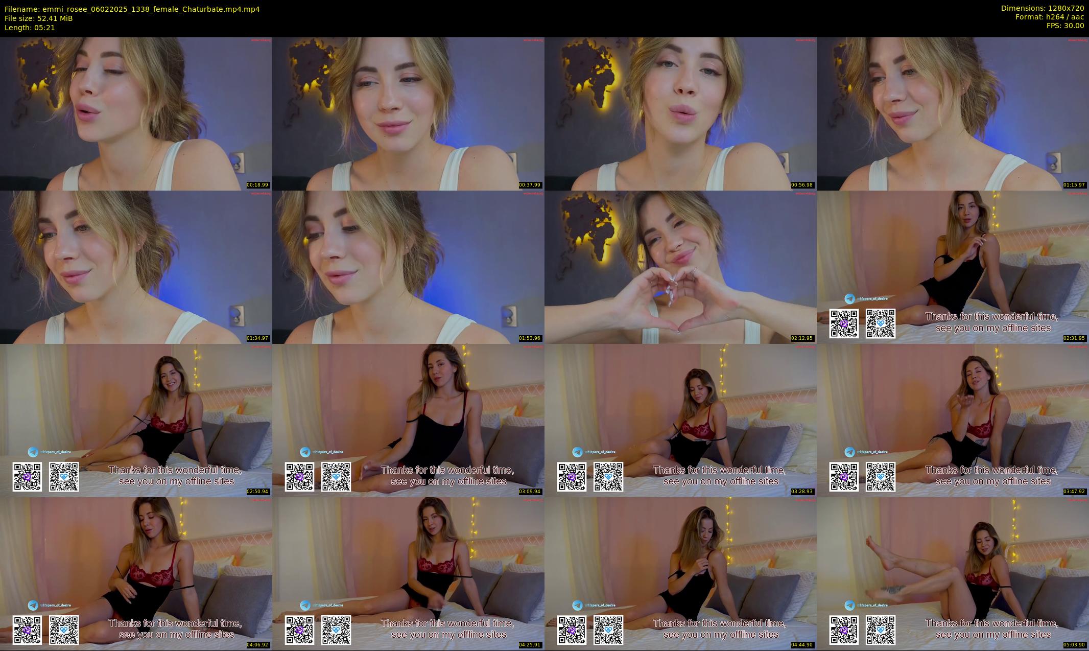 emmi_rosee — 6 minute Chaturbate female cam show recording, 720p, Feb 6, 2025