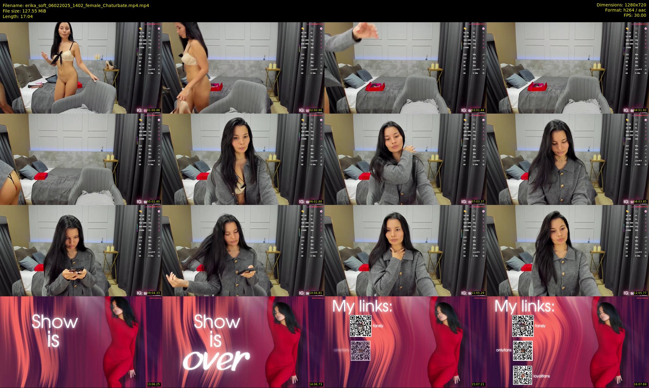 erika_soft — 18 minute Chaturbate female cam show recording, 720p, Feb 6, 2025
