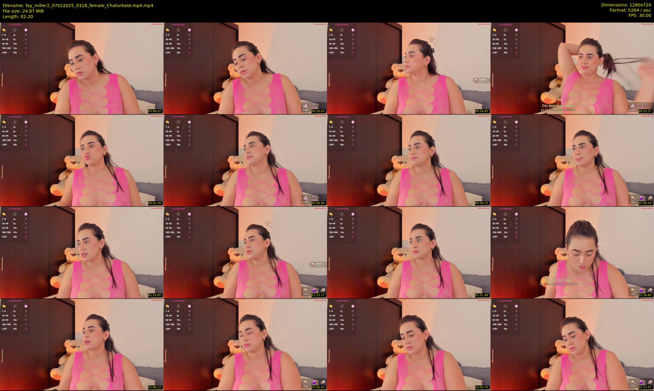 fay_miller2 — 3 minute Chaturbate female cam show recording, 720p, Feb 7, 2025