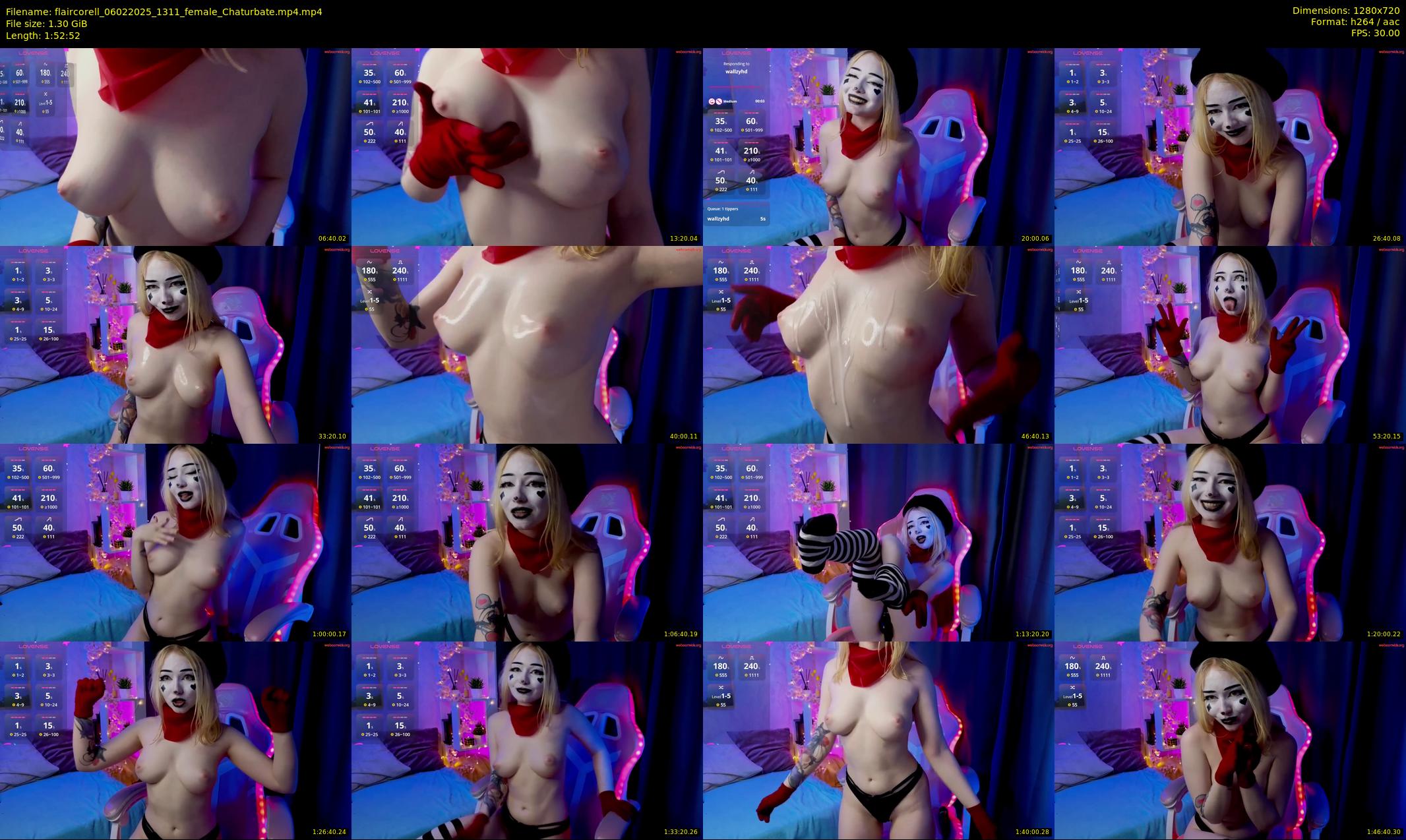 flaircorell — 113 minute Chaturbate female cam show recording, 720p, Feb 6, 2025