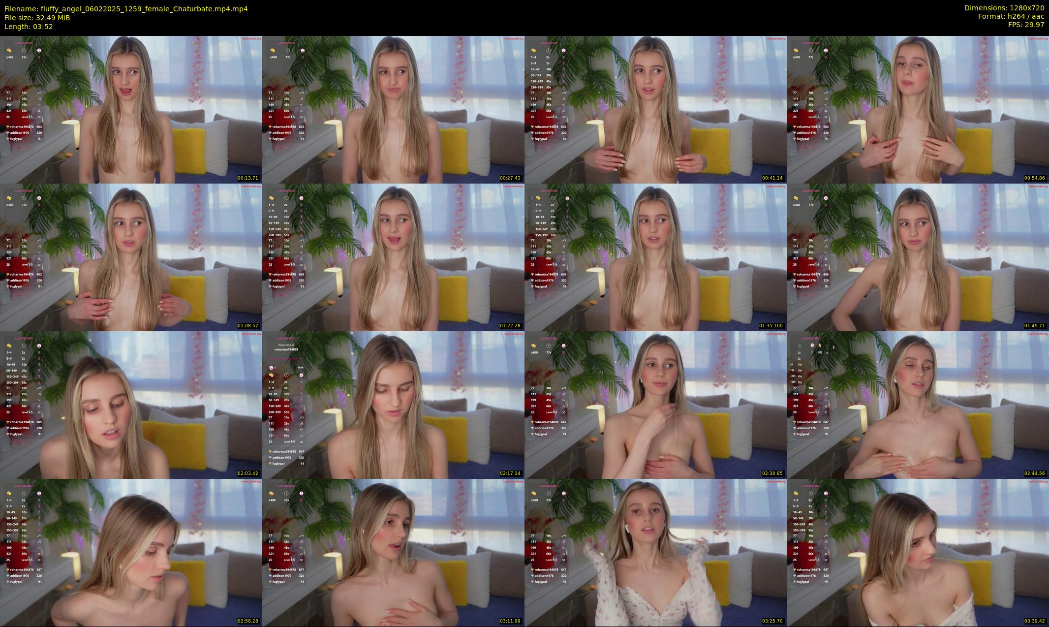 fluffy_angel — 4 minute Chaturbate female cam show recording, 720p, Feb 6, 2025