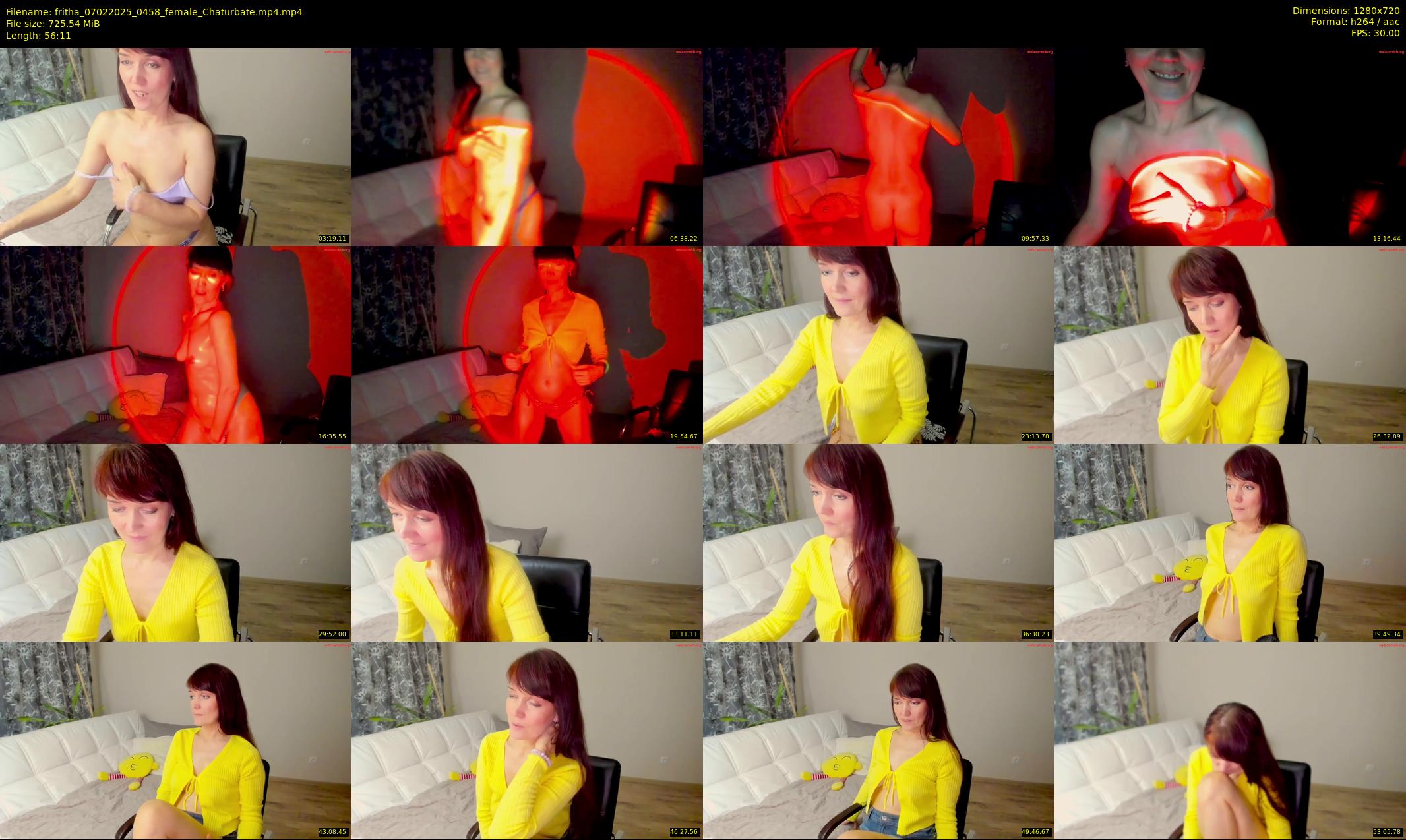 fritha — 57 minute Chaturbate female cam show recording, 720p, Feb 7, 2025