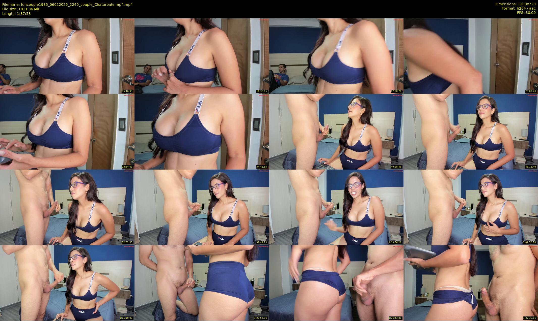 funcouple1985 — 98 minute Chaturbate couple cam show recording, 720p, Feb 6, 2025