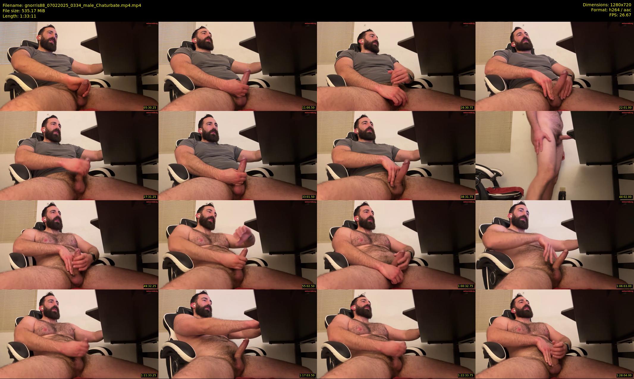 gnorris88 — 94 minute Chaturbate male cam show recording, 720p, Feb 7, 2025