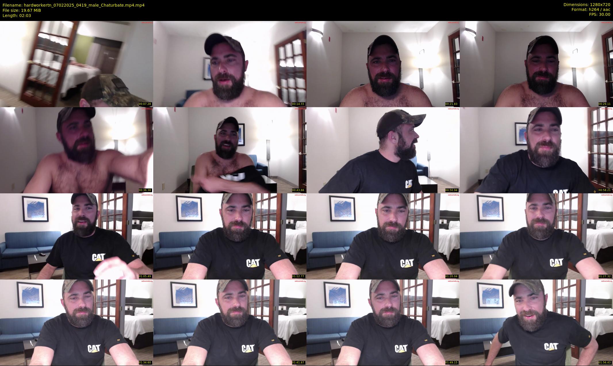 hardworkertn — 3 minute Chaturbate male cam show recording, 720p, Feb 7, 2025