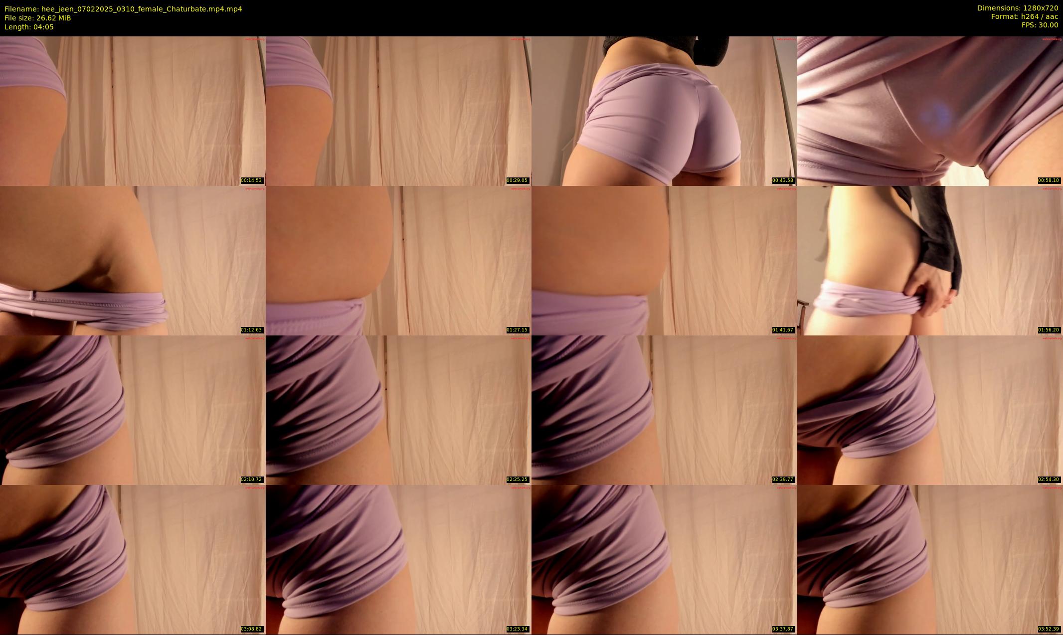 hee_jeen — 5 minute Chaturbate female cam show recording, 720p, Feb 7, 2025