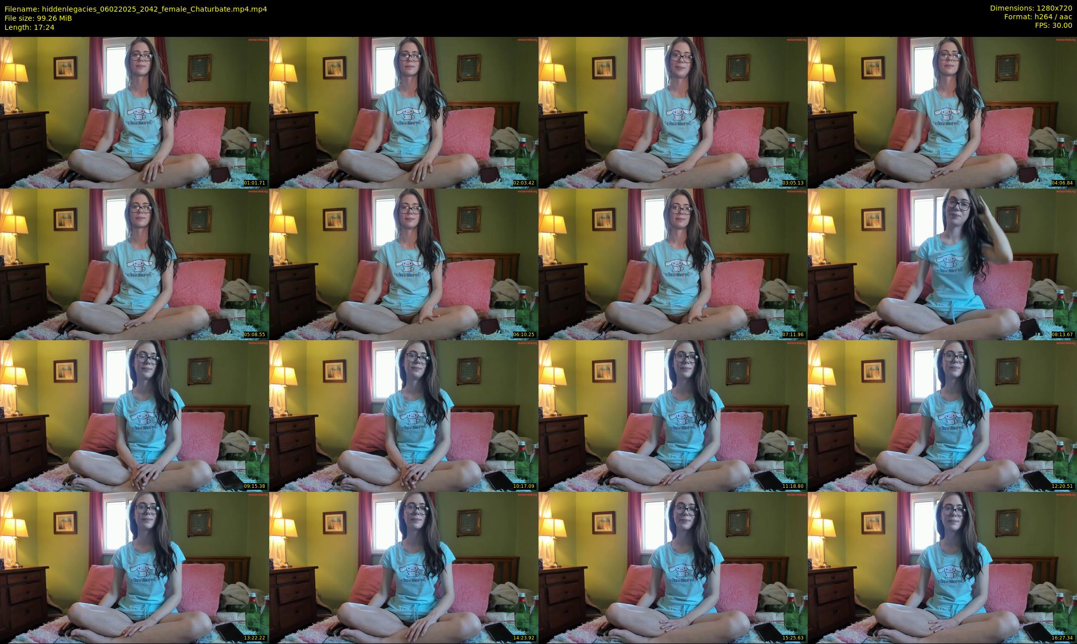 hiddenlegacies — 18 minute Chaturbate female cam show recording, 720p, Feb 6, 2025