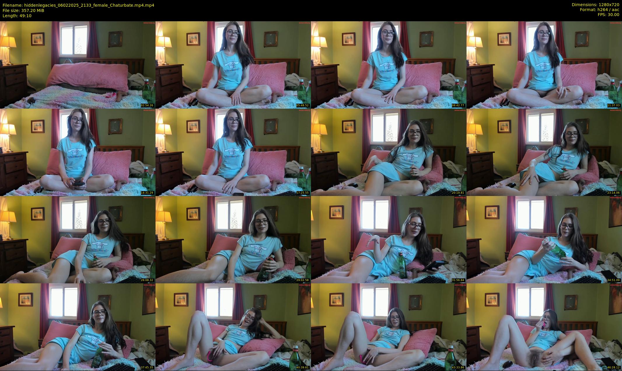 hiddenlegacies — 50 minute Chaturbate female cam show recording, 720p, Feb 6, 2025