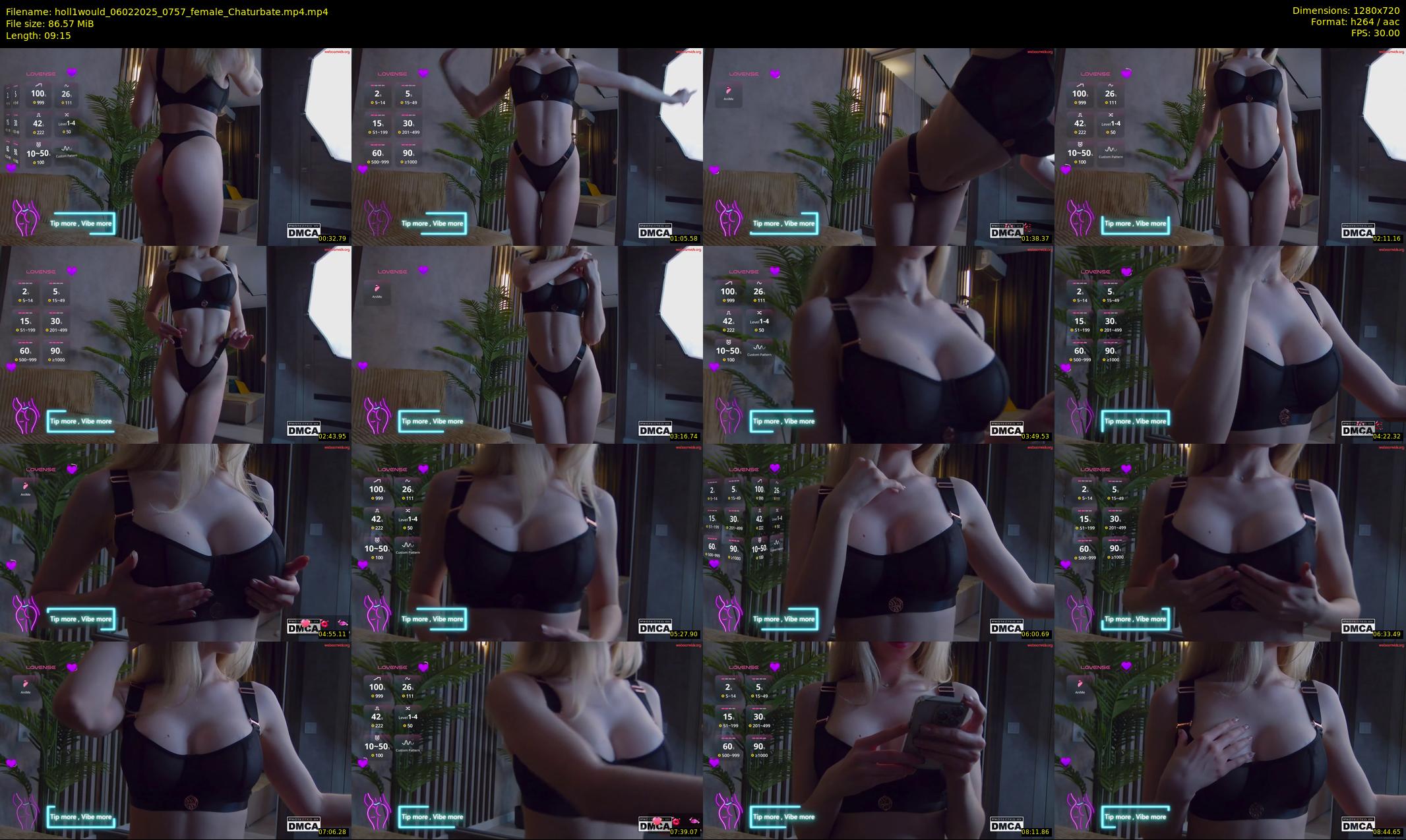 holl1would — 10 minute Chaturbate female cam show recording, 720p, Feb 6, 2025