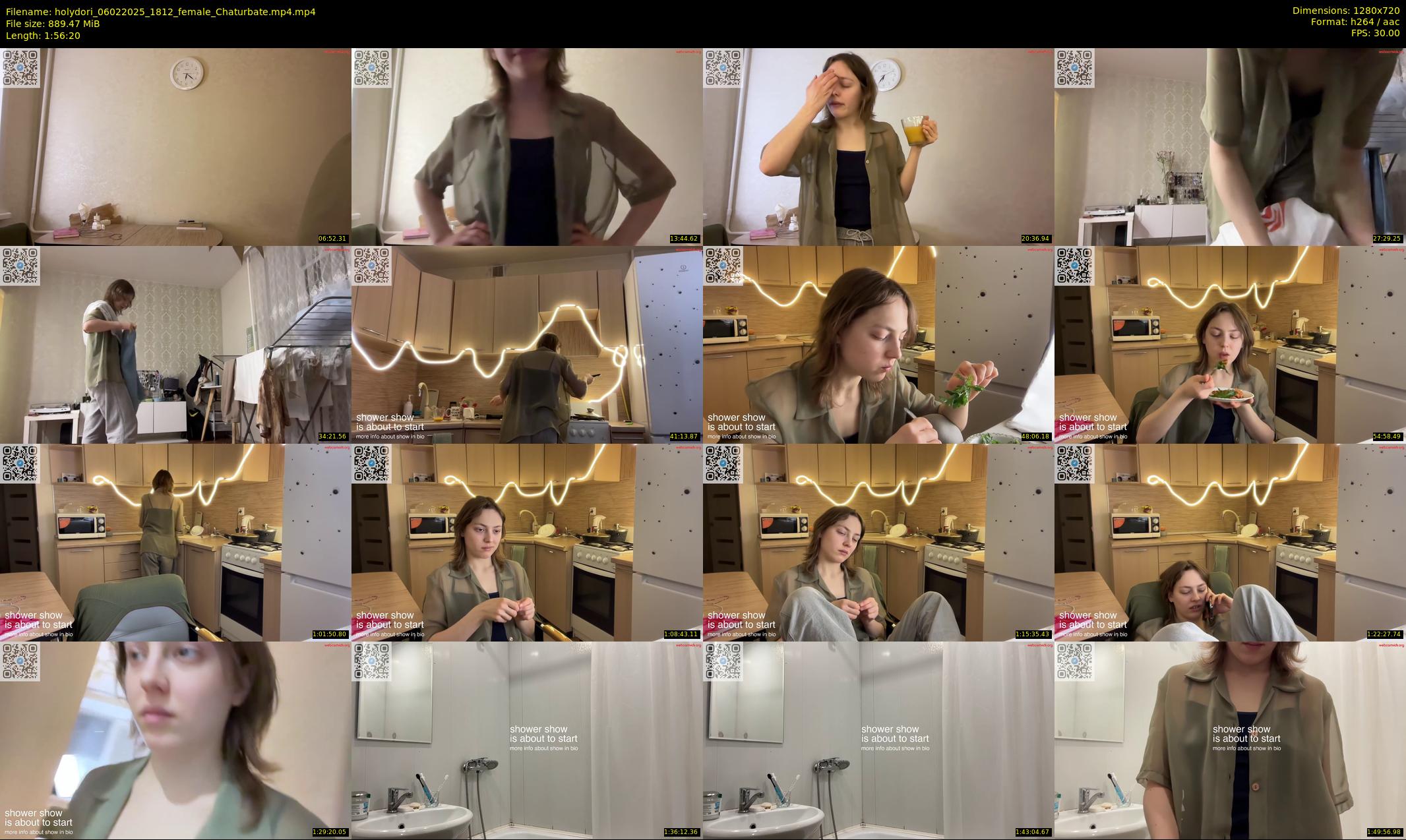 holydori — 117 minute Chaturbate female cam show recording, 720p, Feb 6, 2025
