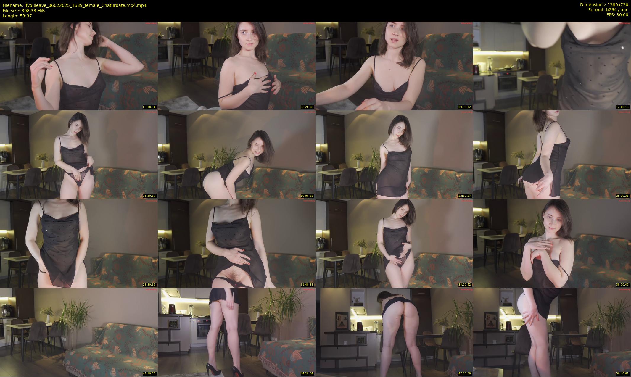 ifyouleave — 54 minute Chaturbate female cam show recording, 720p, Feb 6, 2025