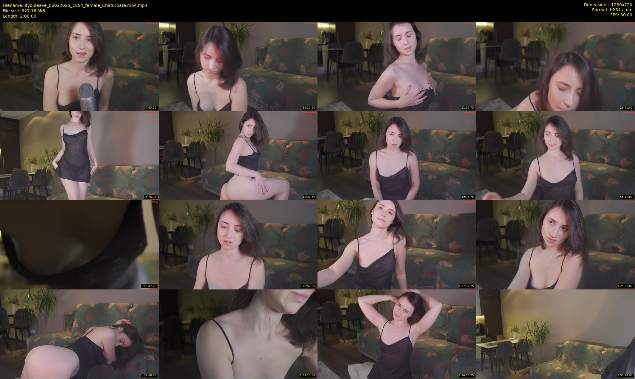 ifyouleave — 120 minute Chaturbate female cam show recording, 720p, Feb 6, 2025