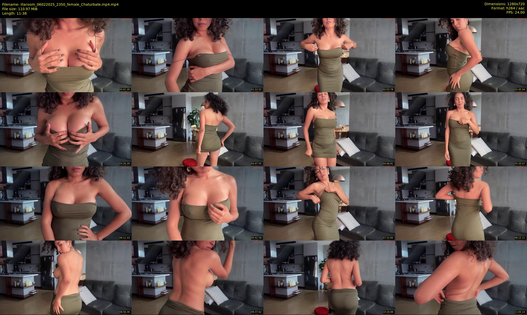 illaroom — 12 minute Chaturbate female cam show recording, 720p, Feb 6, 2025