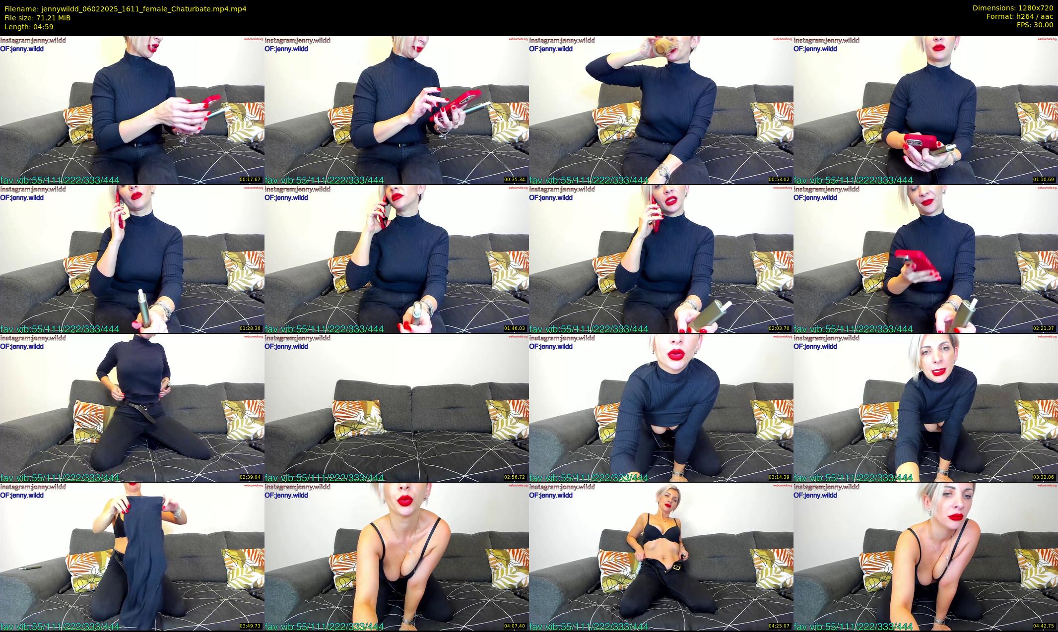 jennywildd — 5 minute Chaturbate female cam show recording, 720p, Feb 6, 2025