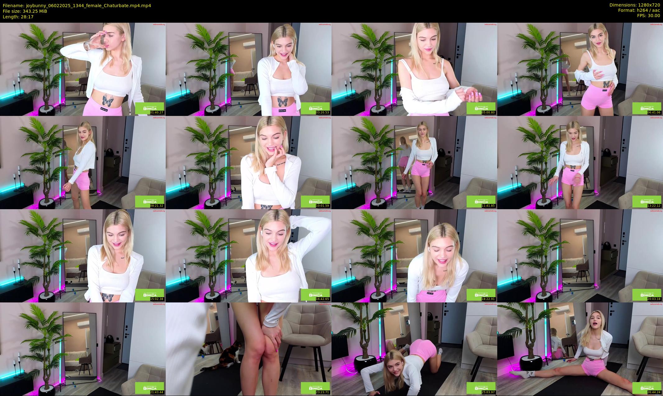 joybunny — 29 minute Chaturbate female cam show recording, 720p, Feb 6, 2025