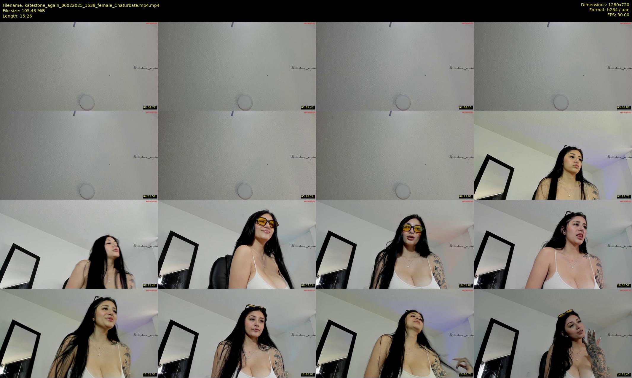 katestone_again — 16 minute Chaturbate female cam show recording, 720p, Feb 6, 2025