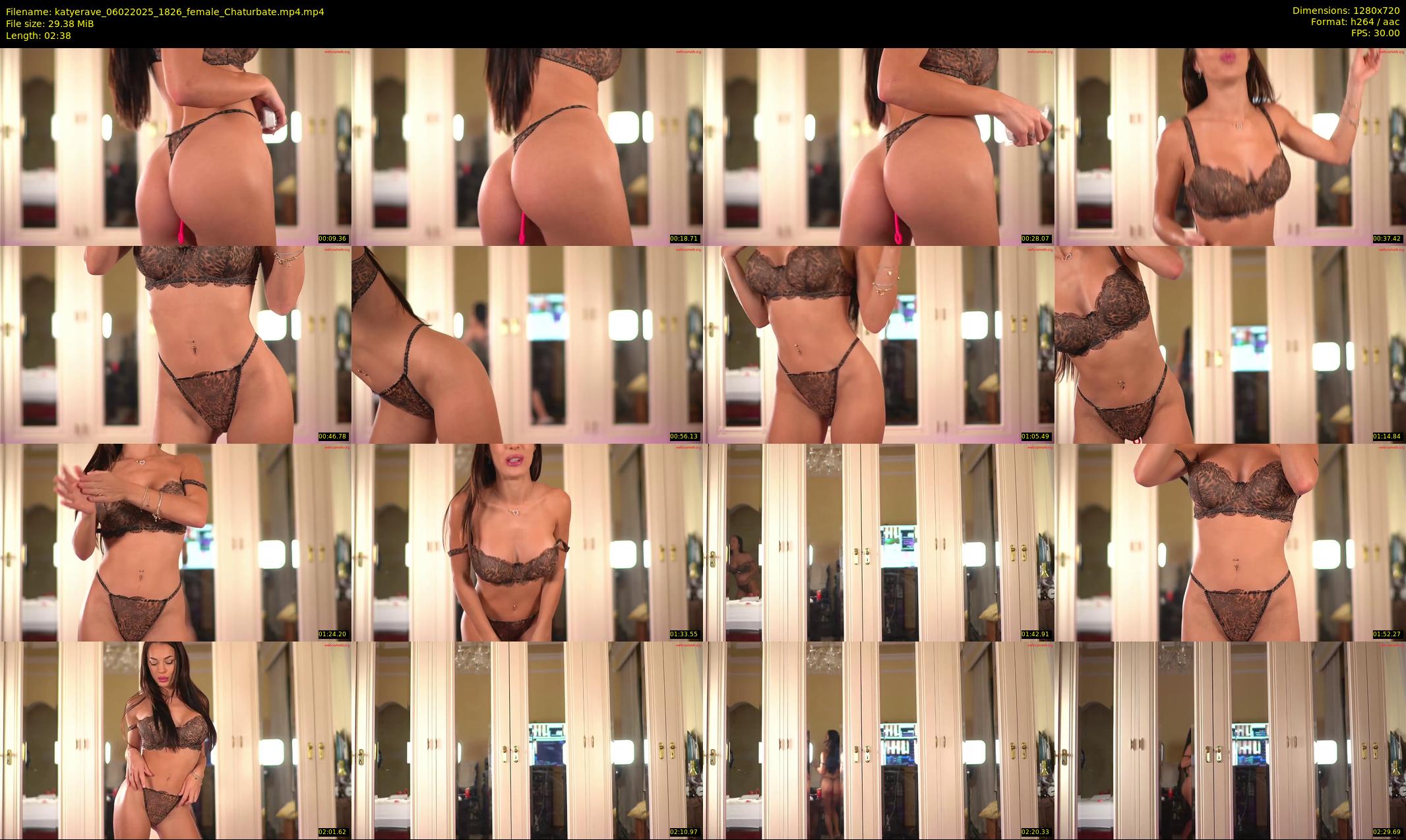 katyerave — 3 minute Chaturbate female cam show recording, 720p, Feb 6, 2025