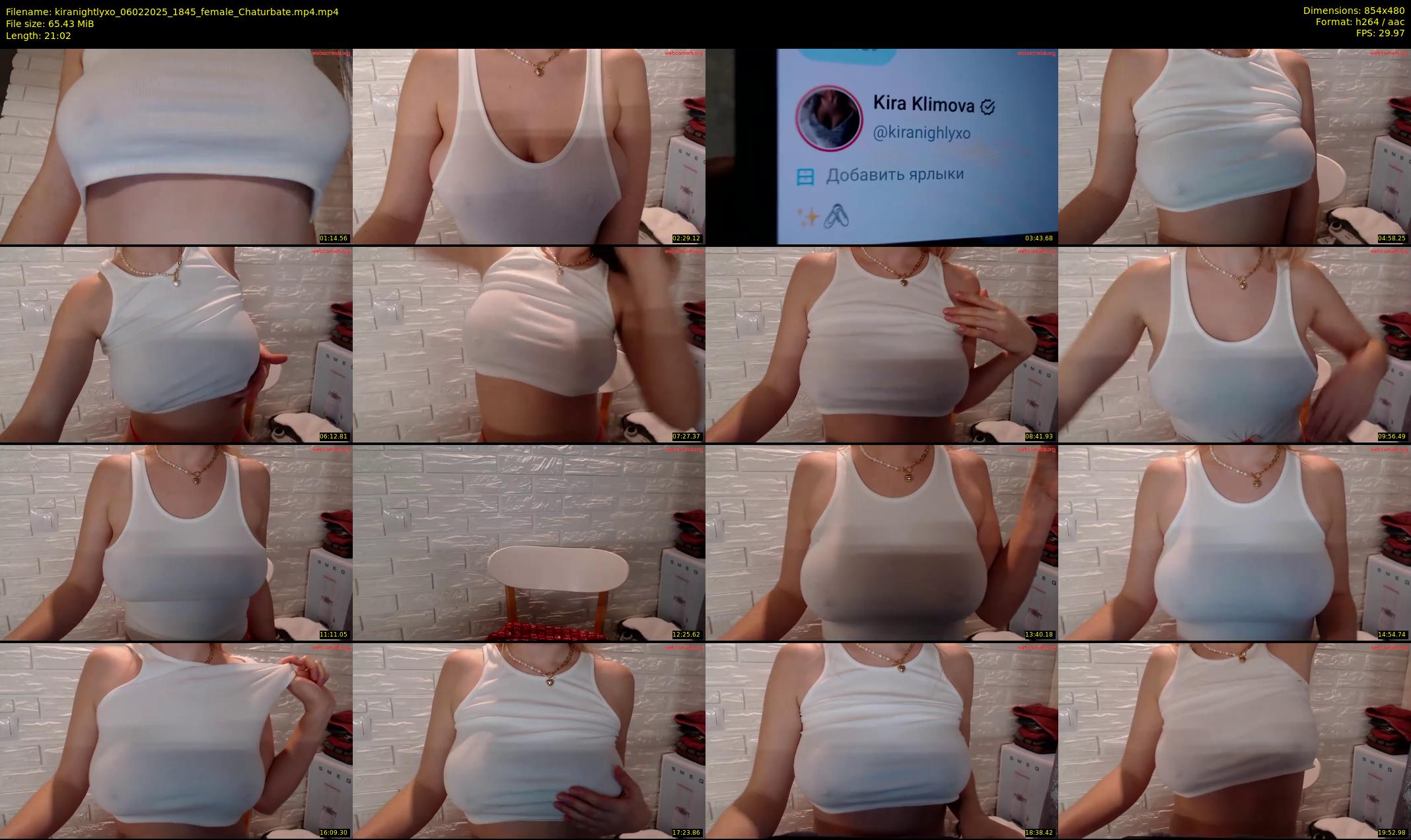 kiranightlyxo — 22 minute Chaturbate female cam show recording, 480p, Feb 6, 2025
