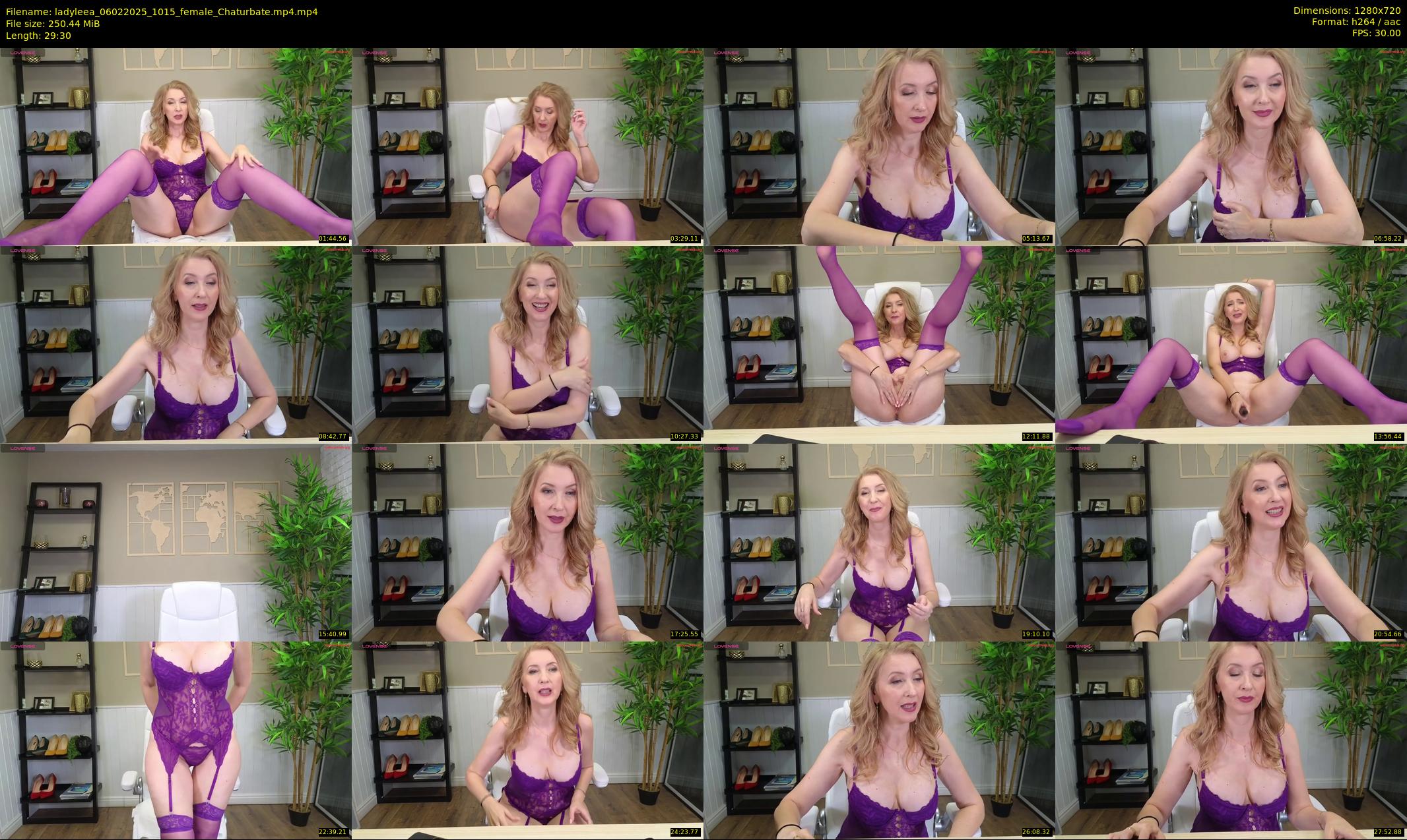 ladyleea — 30 minute Chaturbate female cam show recording, 720p, Feb 6, 2025