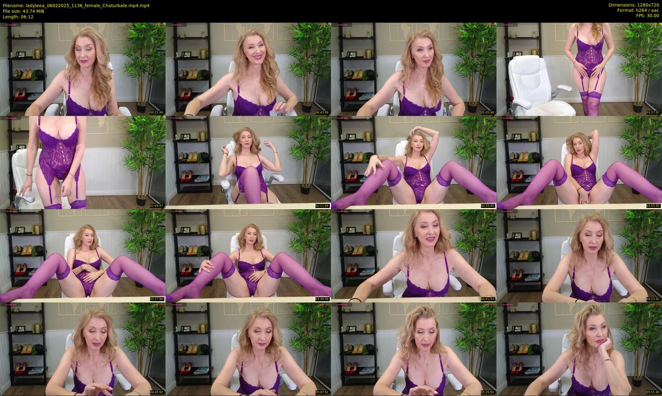 ladyleea — 7 minute Chaturbate female cam show recording, 720p, Feb 6, 2025