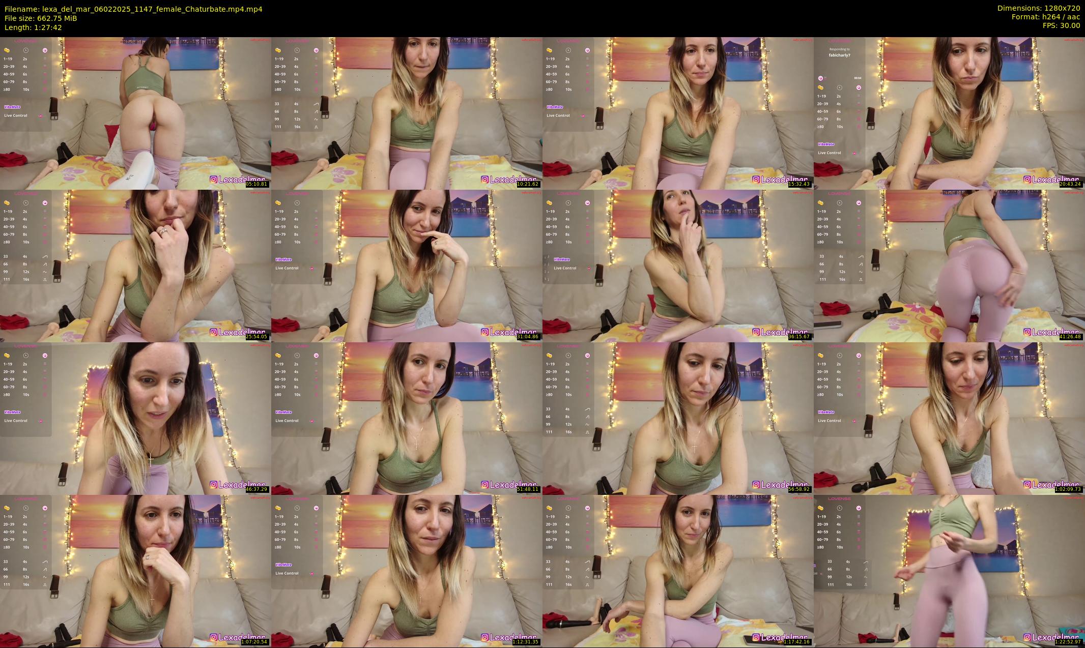 lexa_del_mar — 88 minute Chaturbate female cam show recording, 720p, Feb 6, 2025