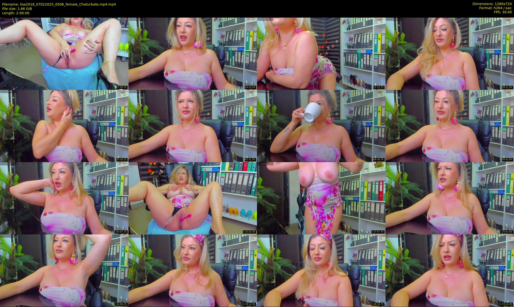 lisa2018 — 120 minute Chaturbate female cam show recording, 720p, Feb 7, 2025