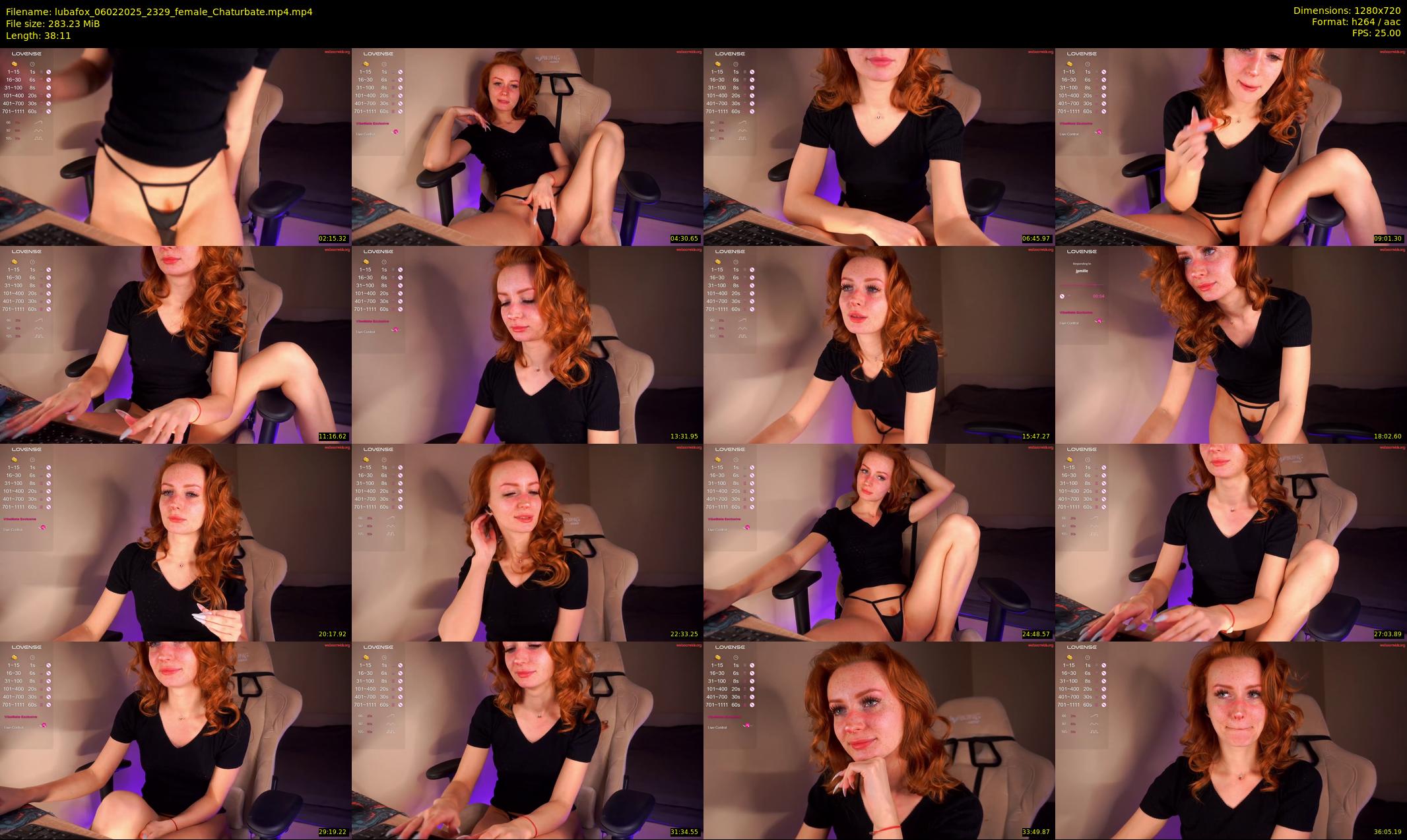 lubafox — 39 minute Chaturbate female cam show recording, 720p, Feb 6, 2025