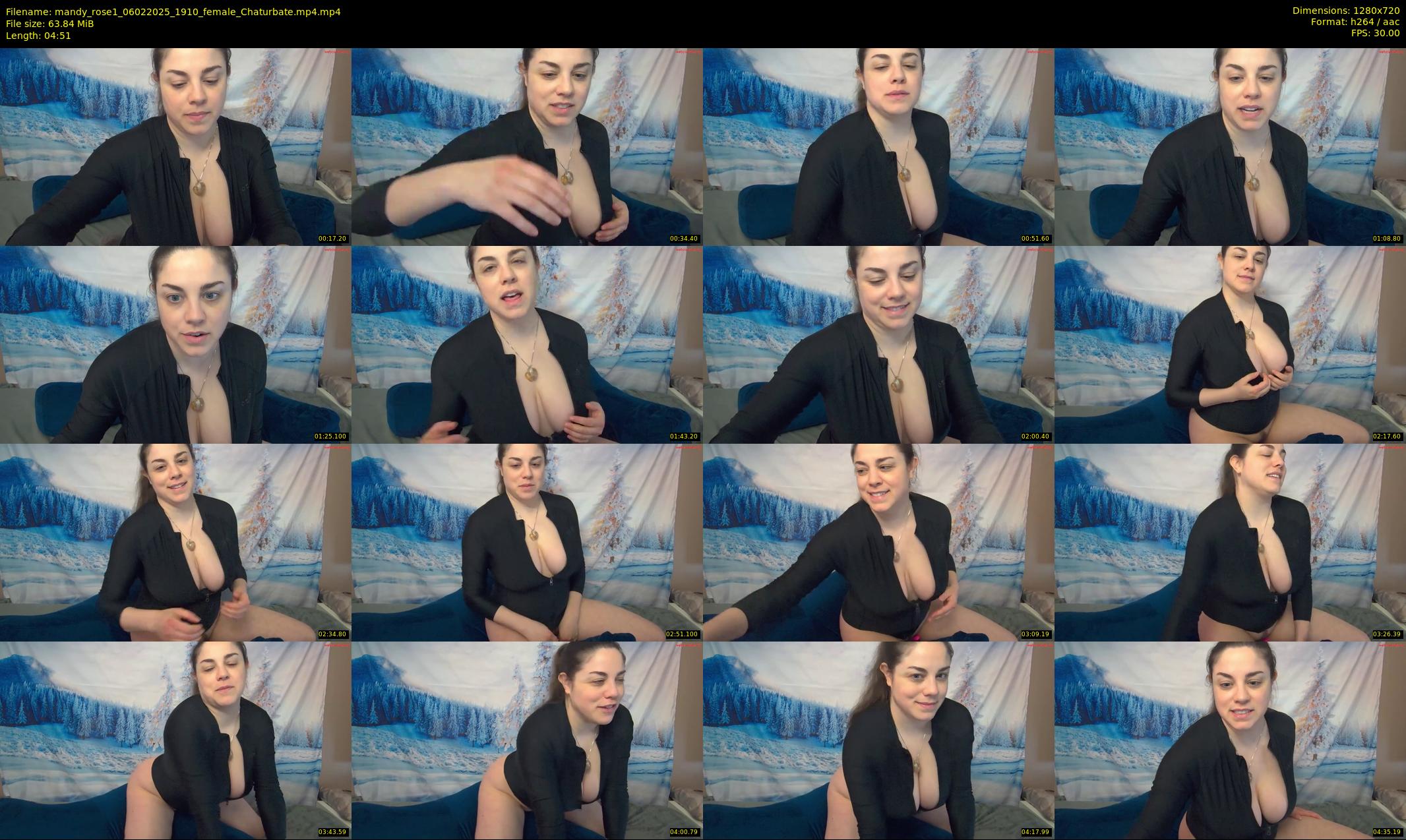 mandy_rose1 — 5 minute Chaturbate female cam show recording, 720p, Feb 6, 2025
